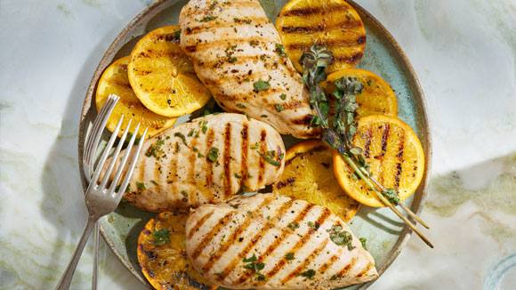 Grilled Herb-Rubbed Chicken