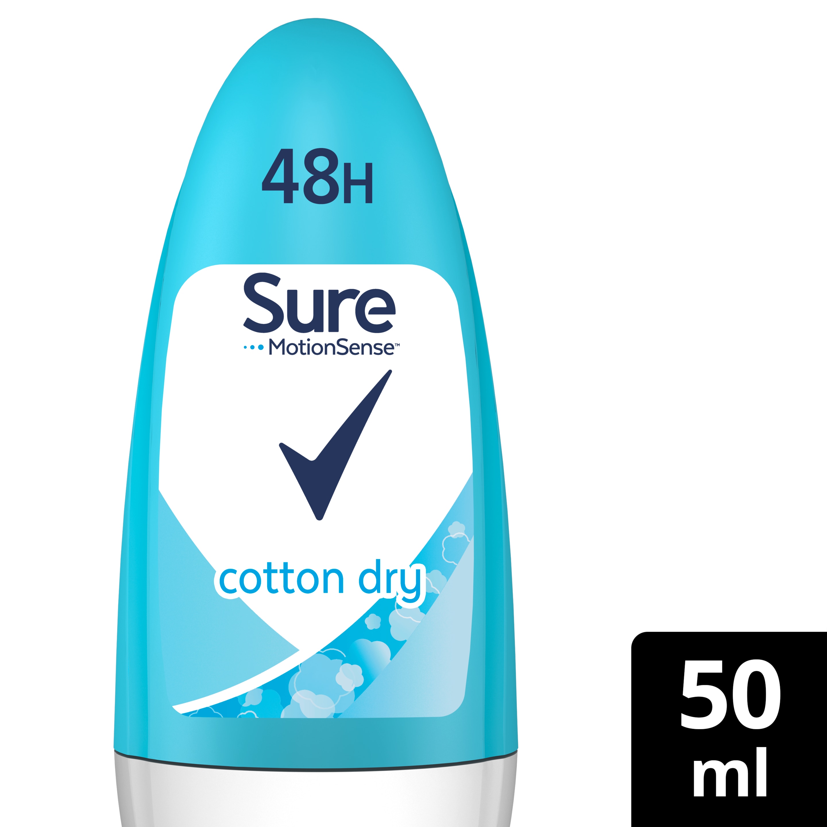Sure Essential Protection Cotton Dry Antiperspirant Deodorant Roll-On