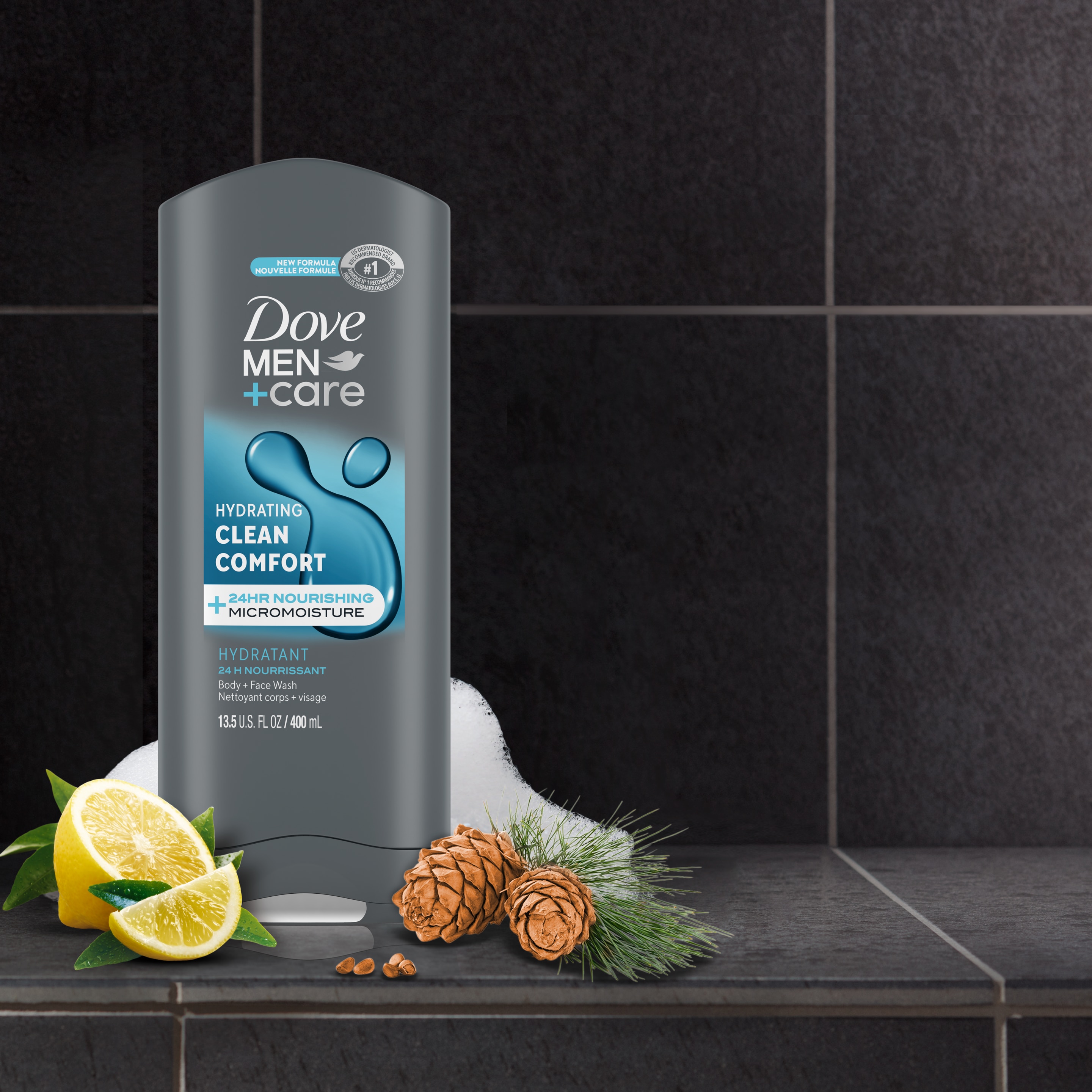 Clean Comfort Body + Face Wash Dove Men+Care Dove
