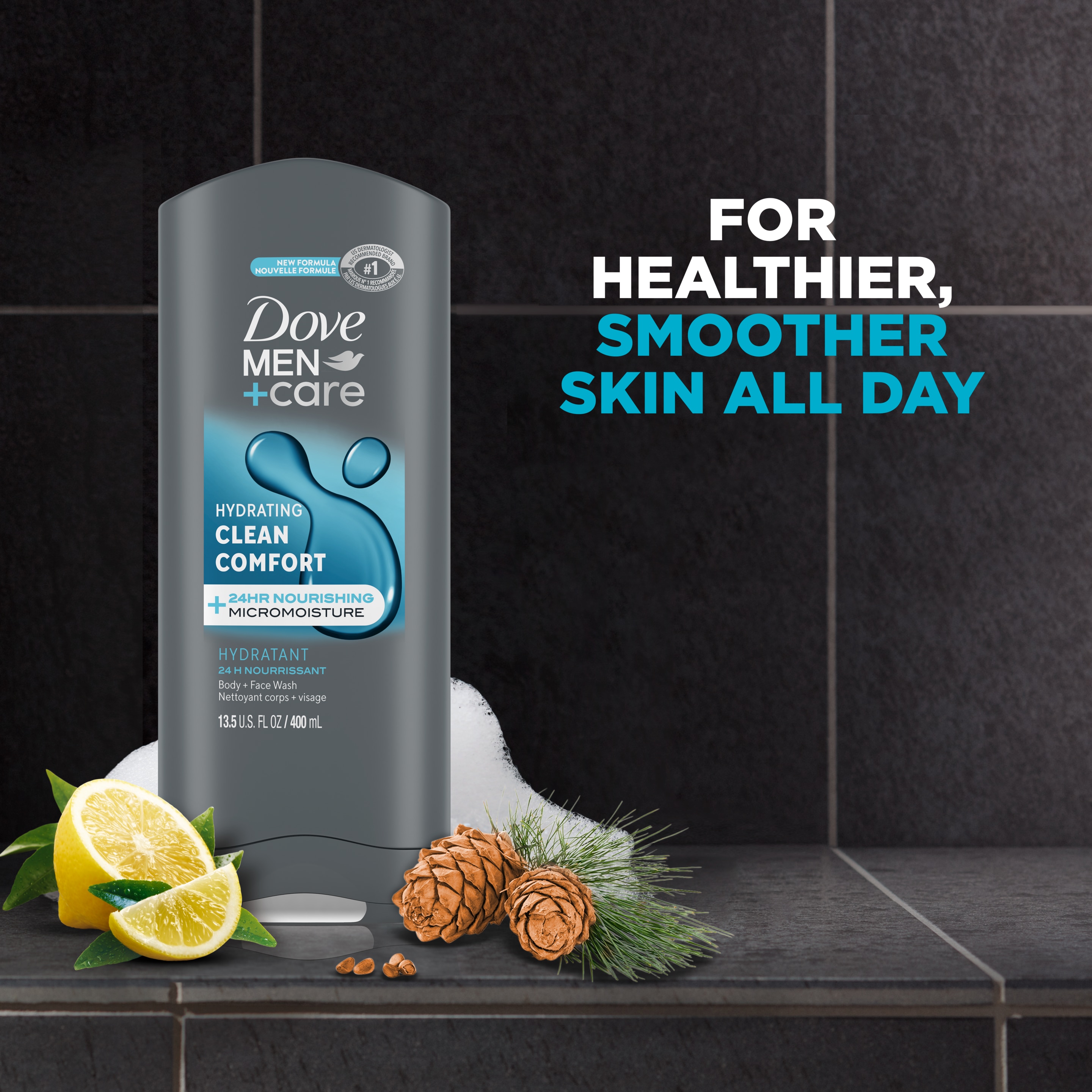 Men+Care Clean Comfort Body + Face Wash