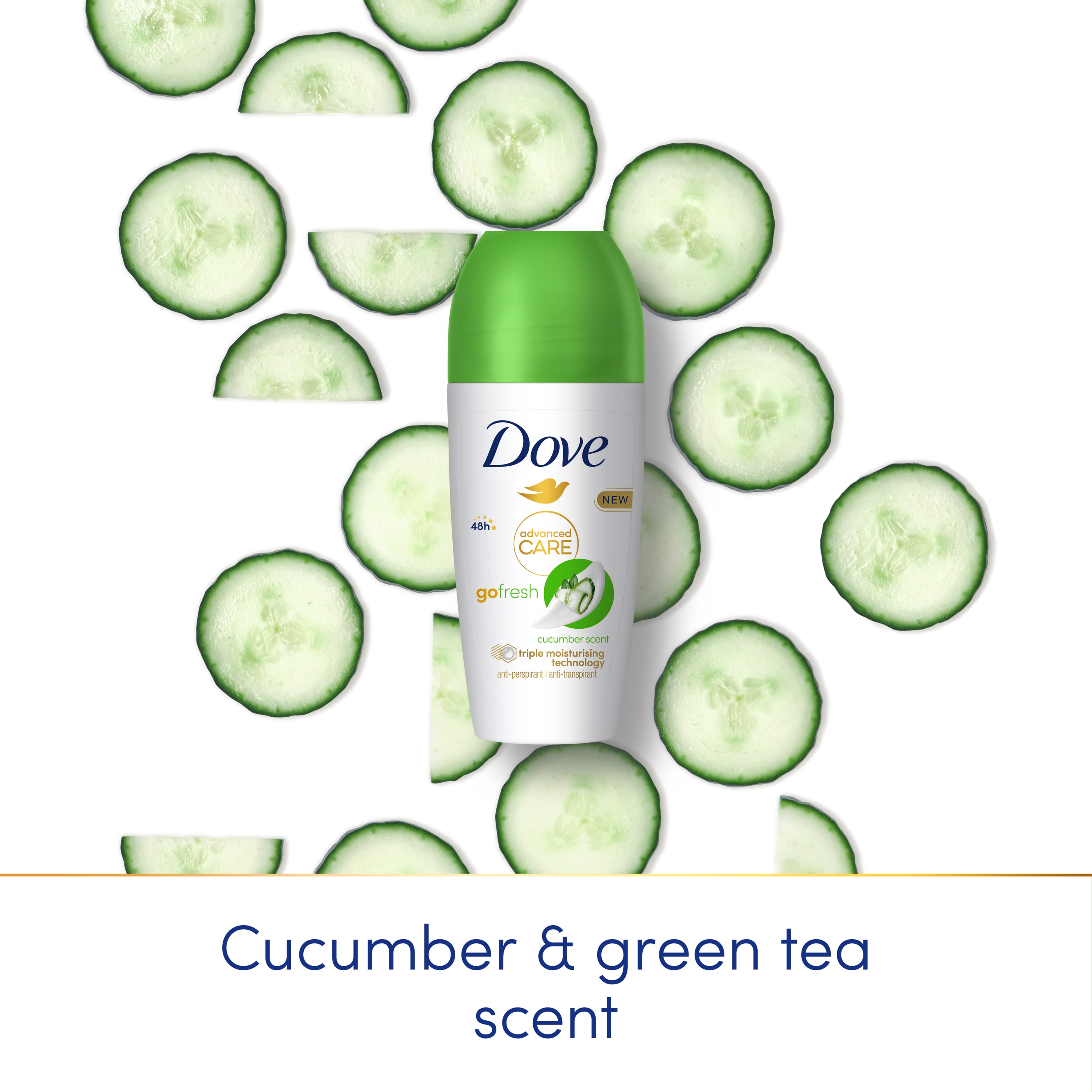 Dove 72h Advanced Care Roll-on Cucumber 50 ml
