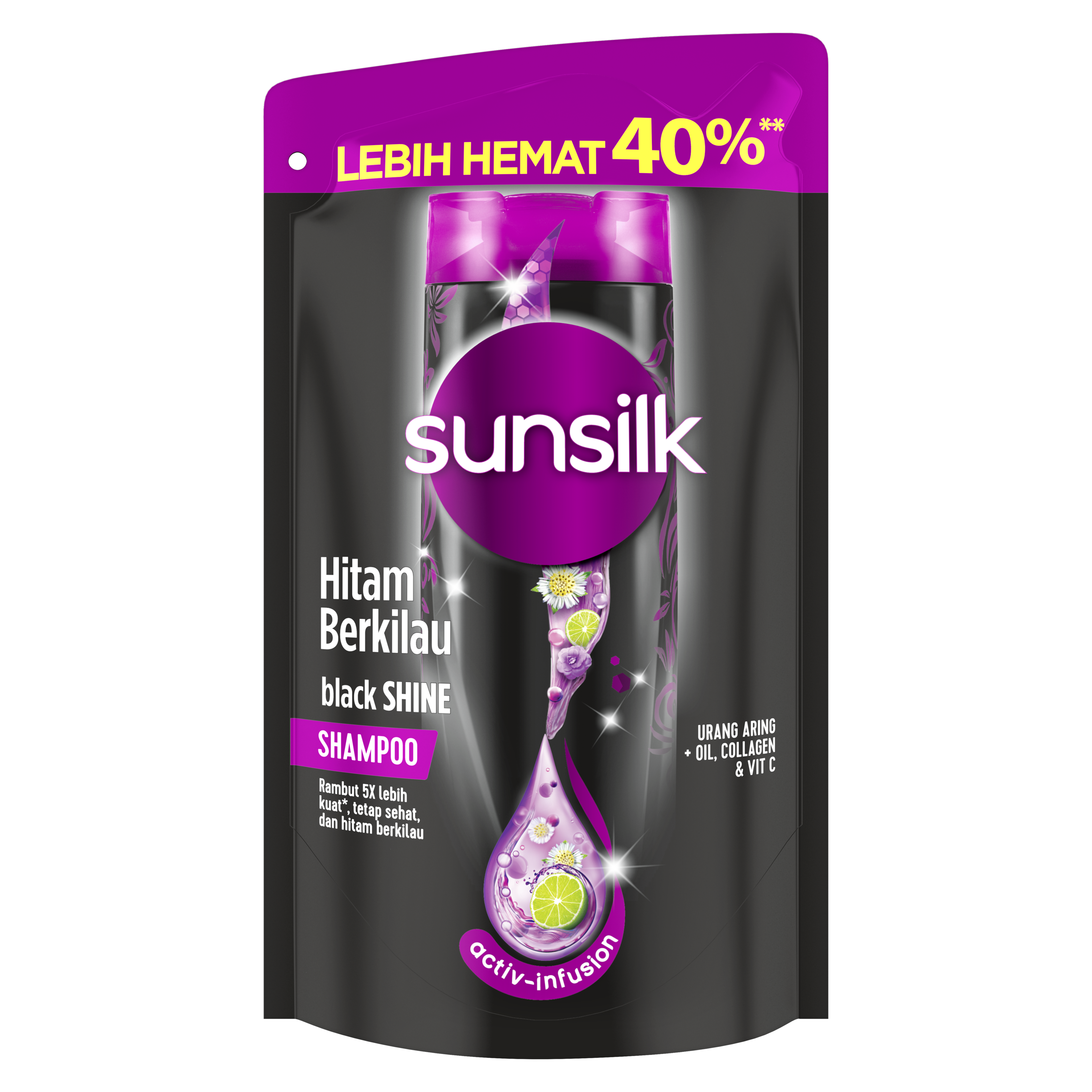 Sunsilk Black Shine Shampoo Pouch 900 mL