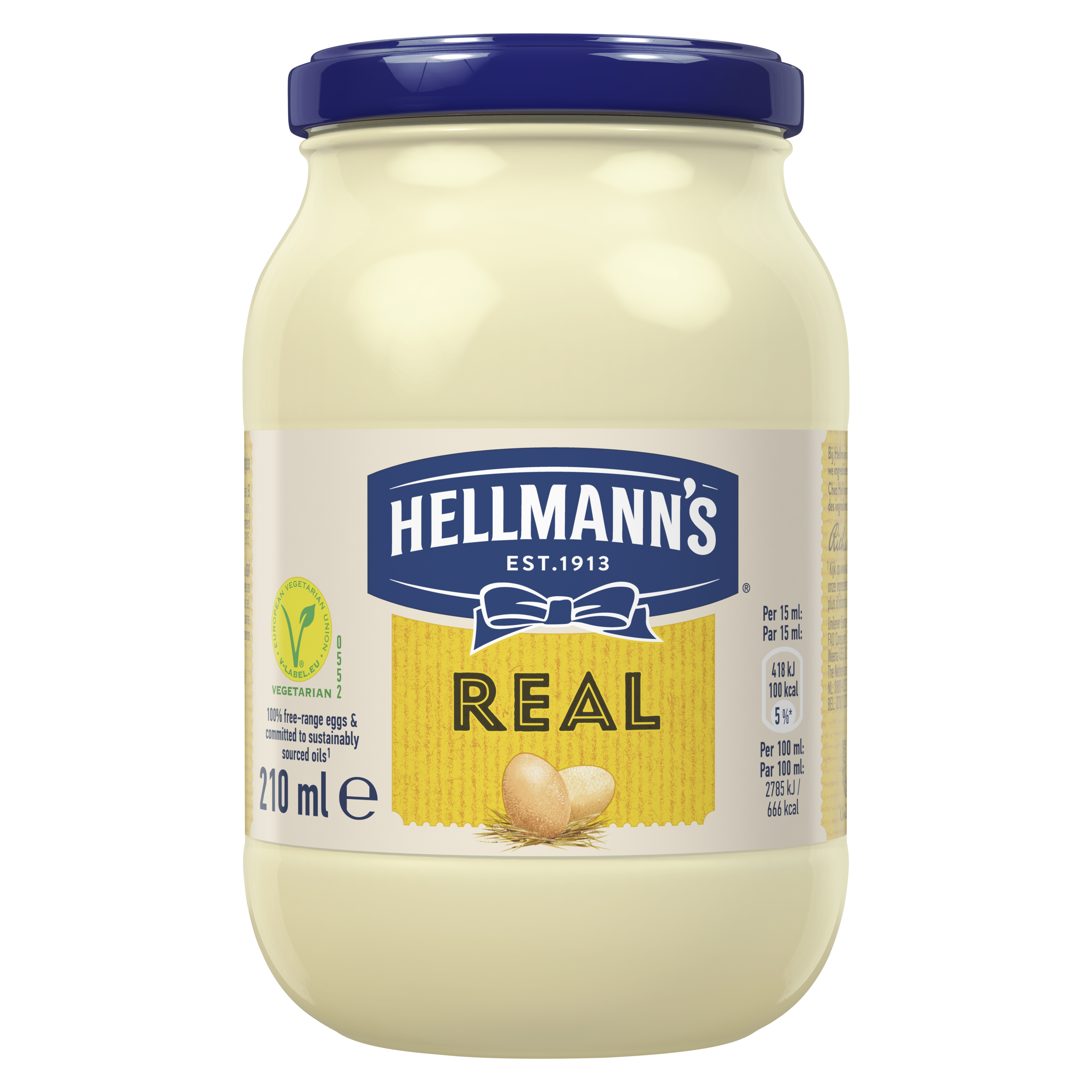 Hellmann’s Real (210ml) packshot