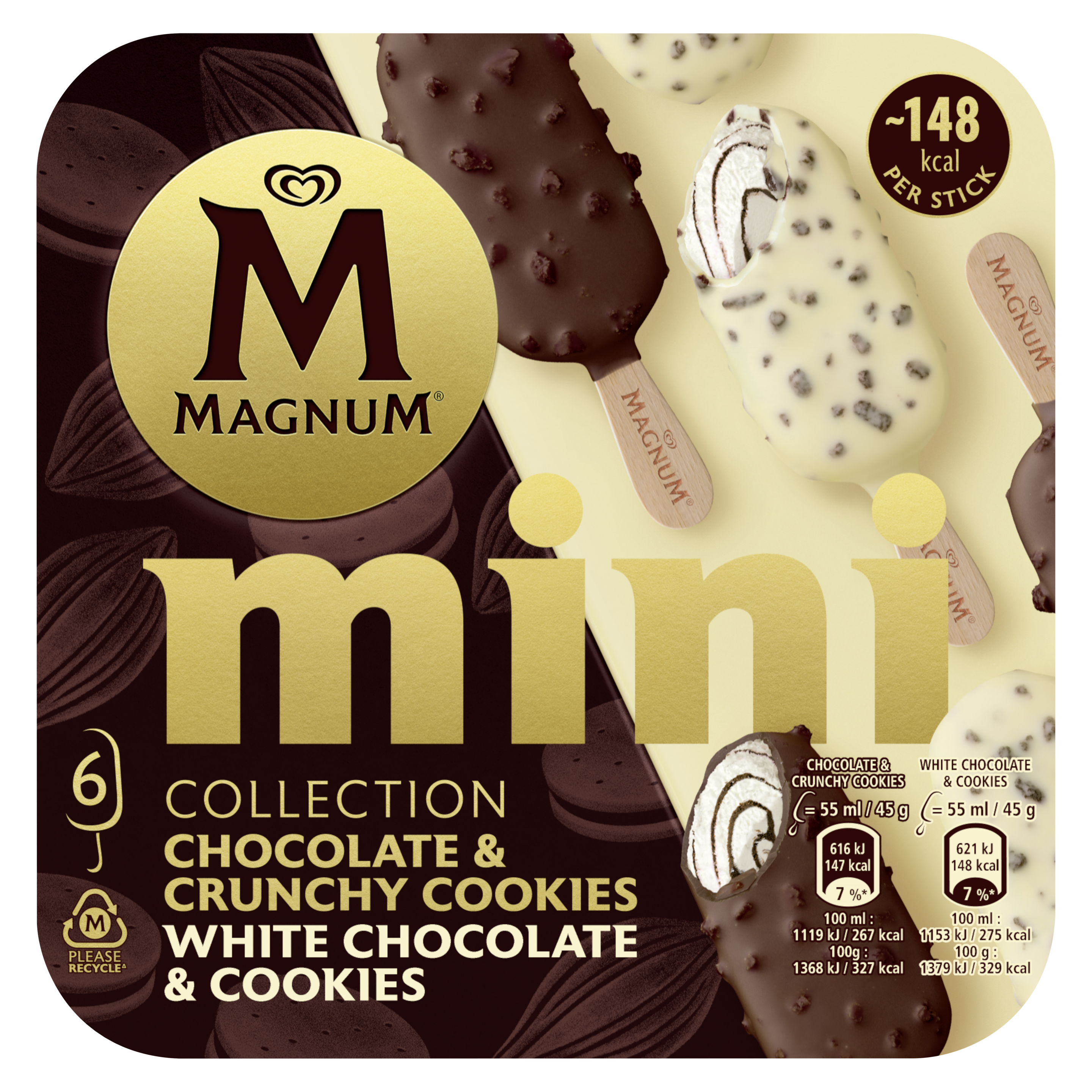 Mini collection Cookie Mix x6