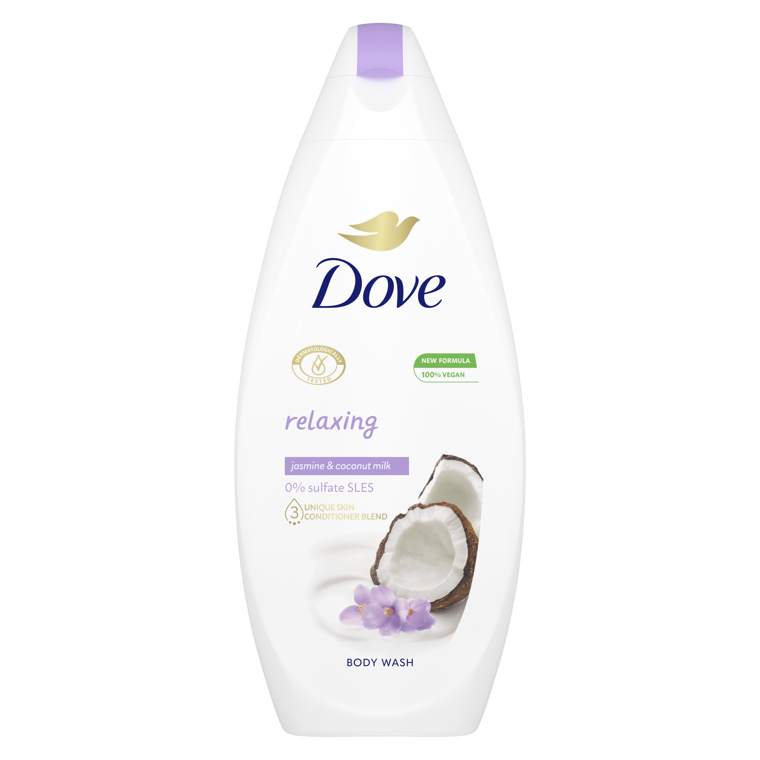 Relaxing Body Wash Jasmine Petals and Coconut Milk Dove