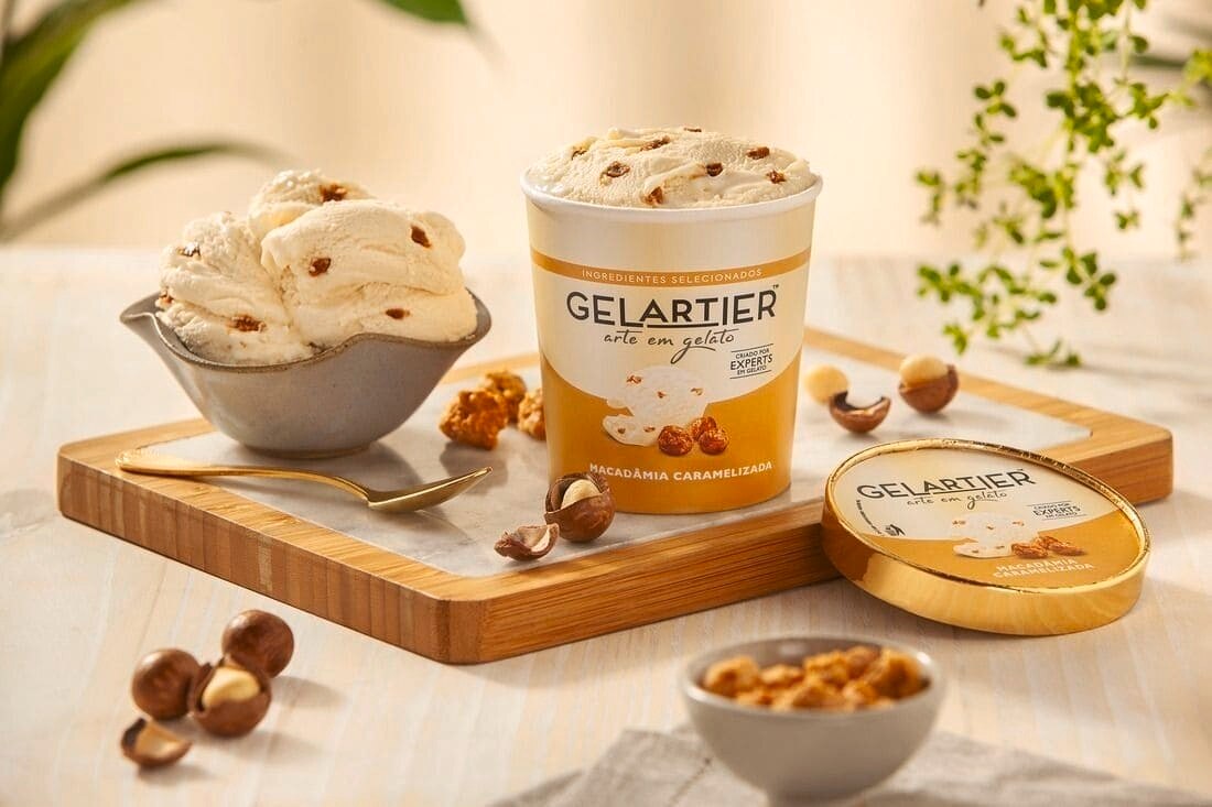Gelato de Macadâmia Caramelizada
