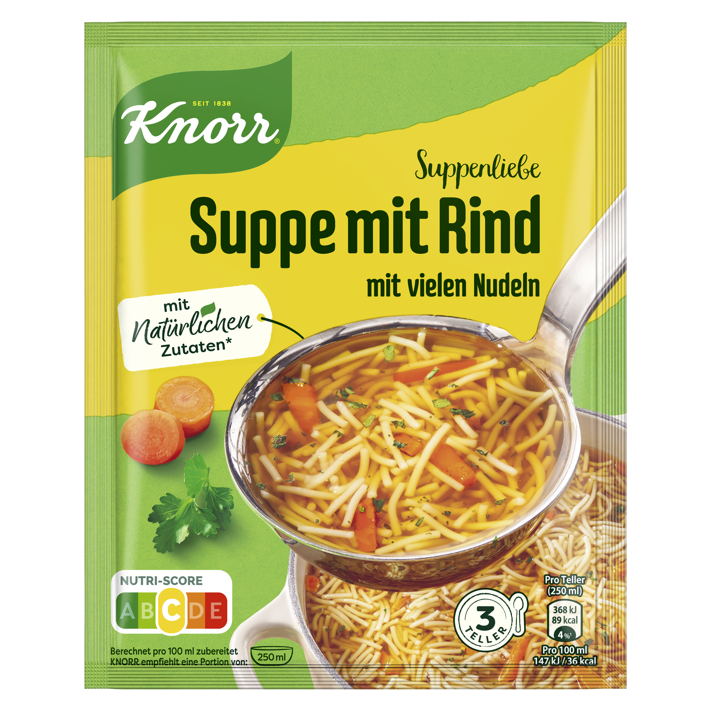 Knorr Suppenliebe Suppe mit Rind 750ml Beutel