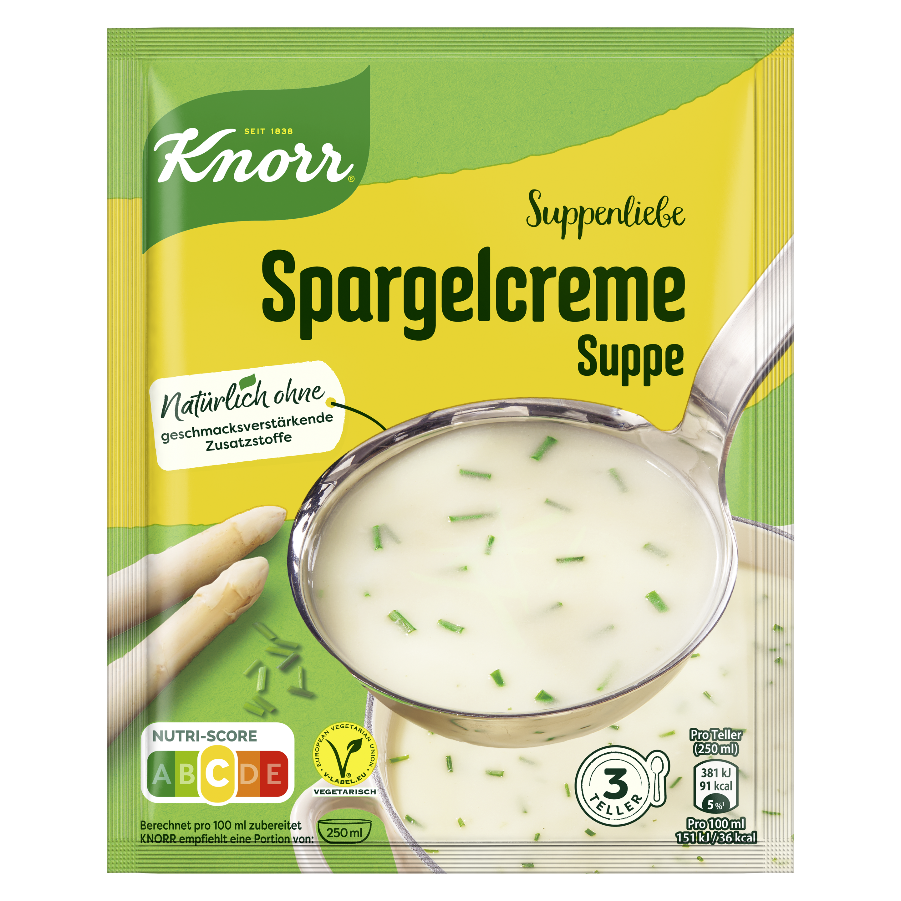 Knorr Suppenliebe Spargelcreme Suppe 750ml Beutel