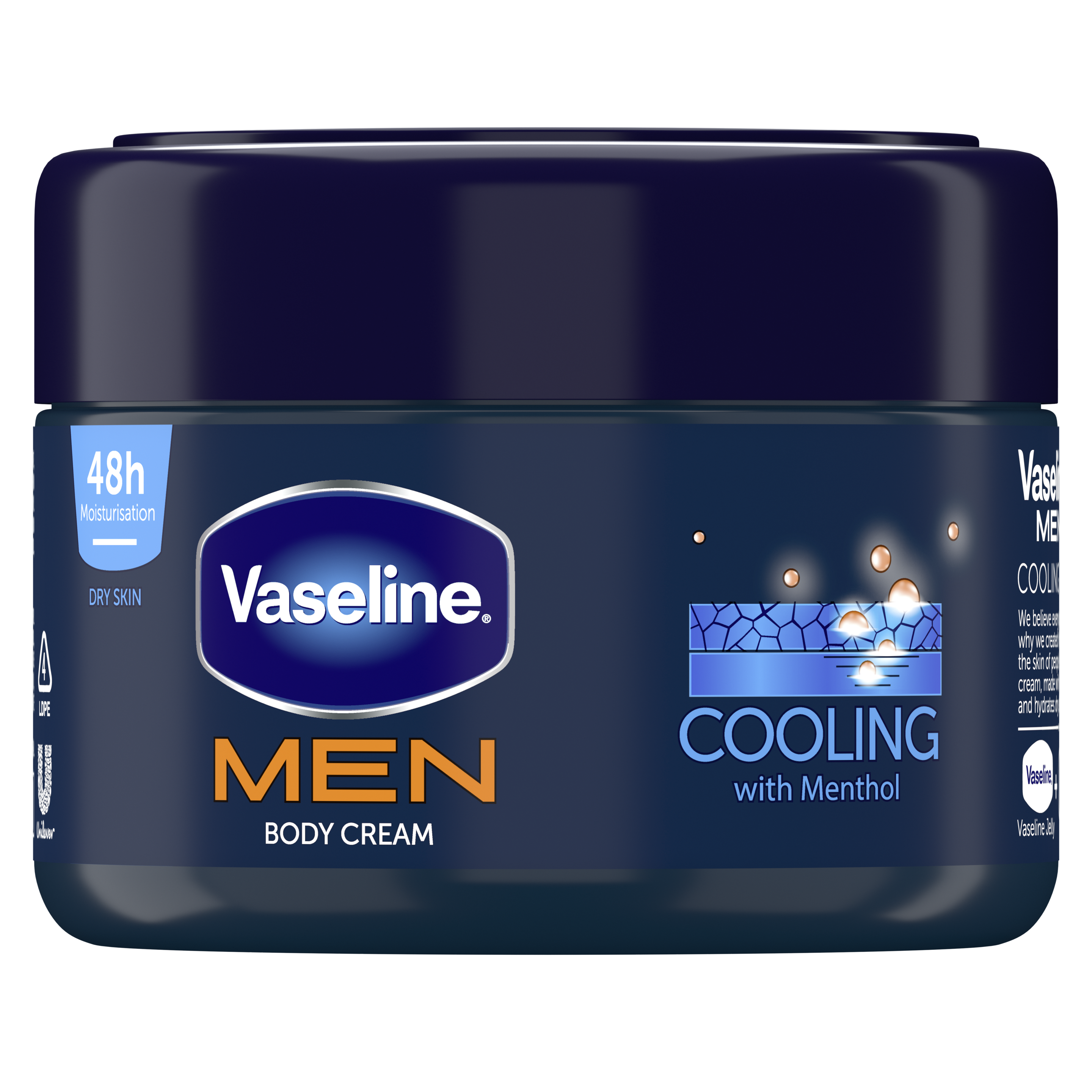 Vaseline® MEN Cooling Moisturising Body Cream 250ml