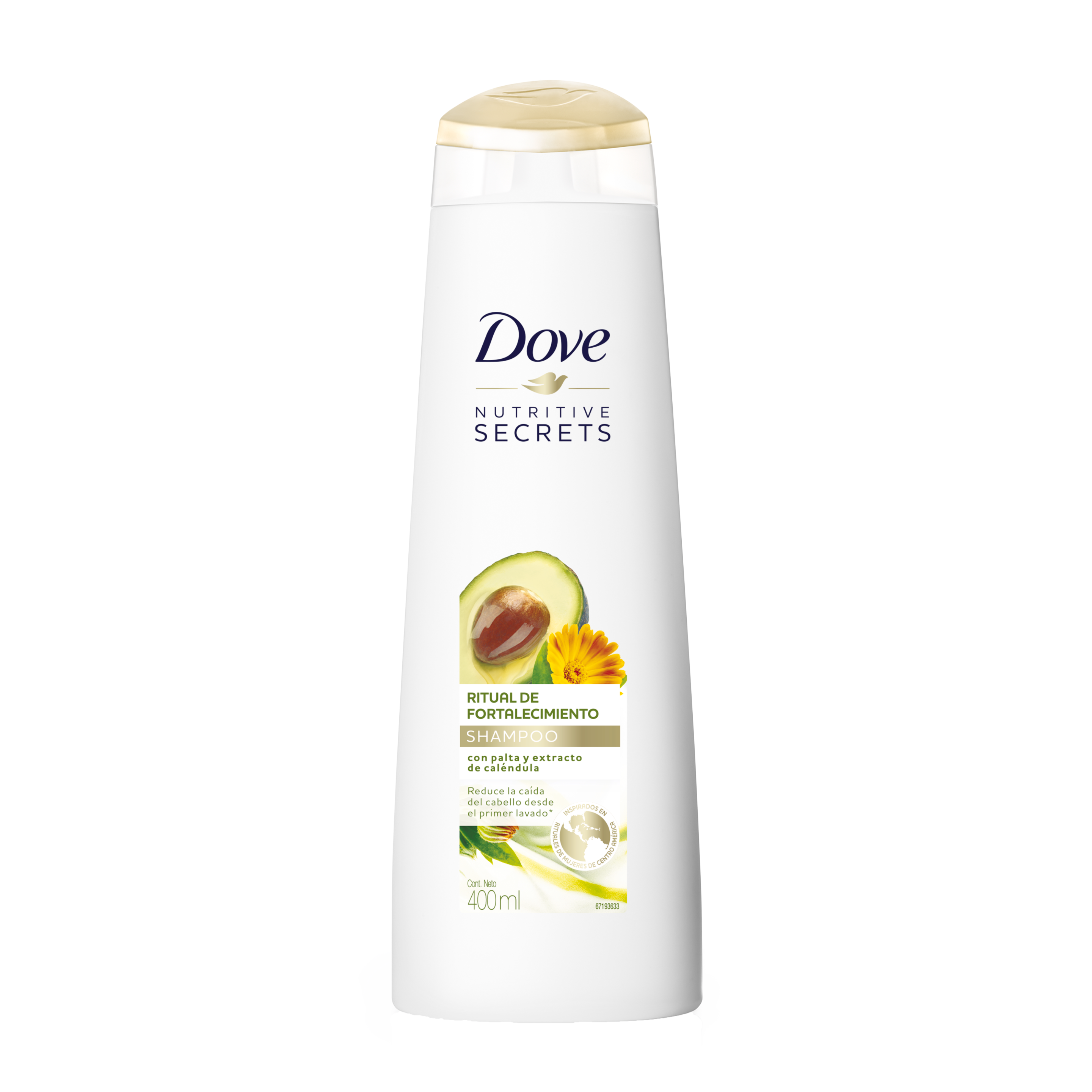 Dove Shampoo Nutritive Secrets Ritual de Fortalecimiento 400ml