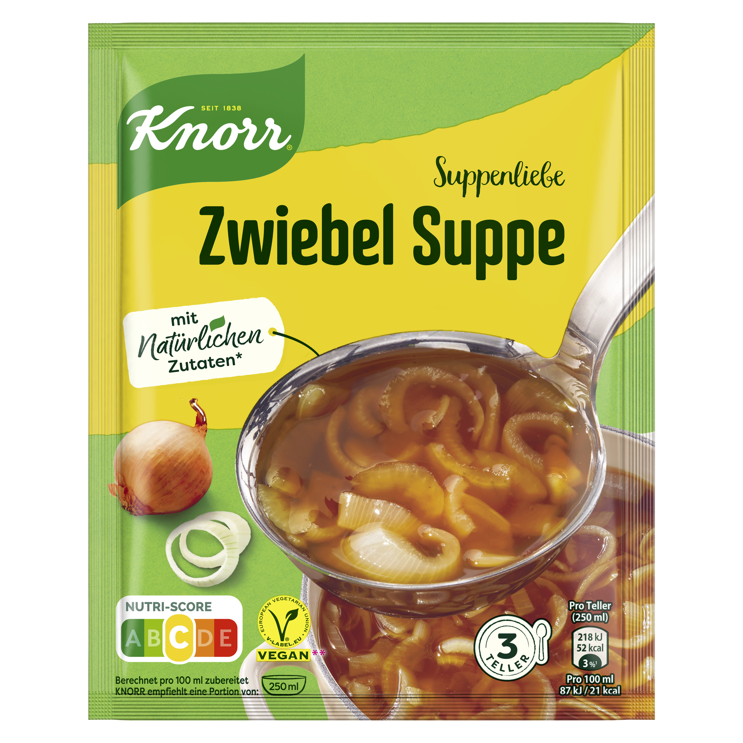 Knorr Suppenliebe Zwiebel Suppe 750ml Beutel