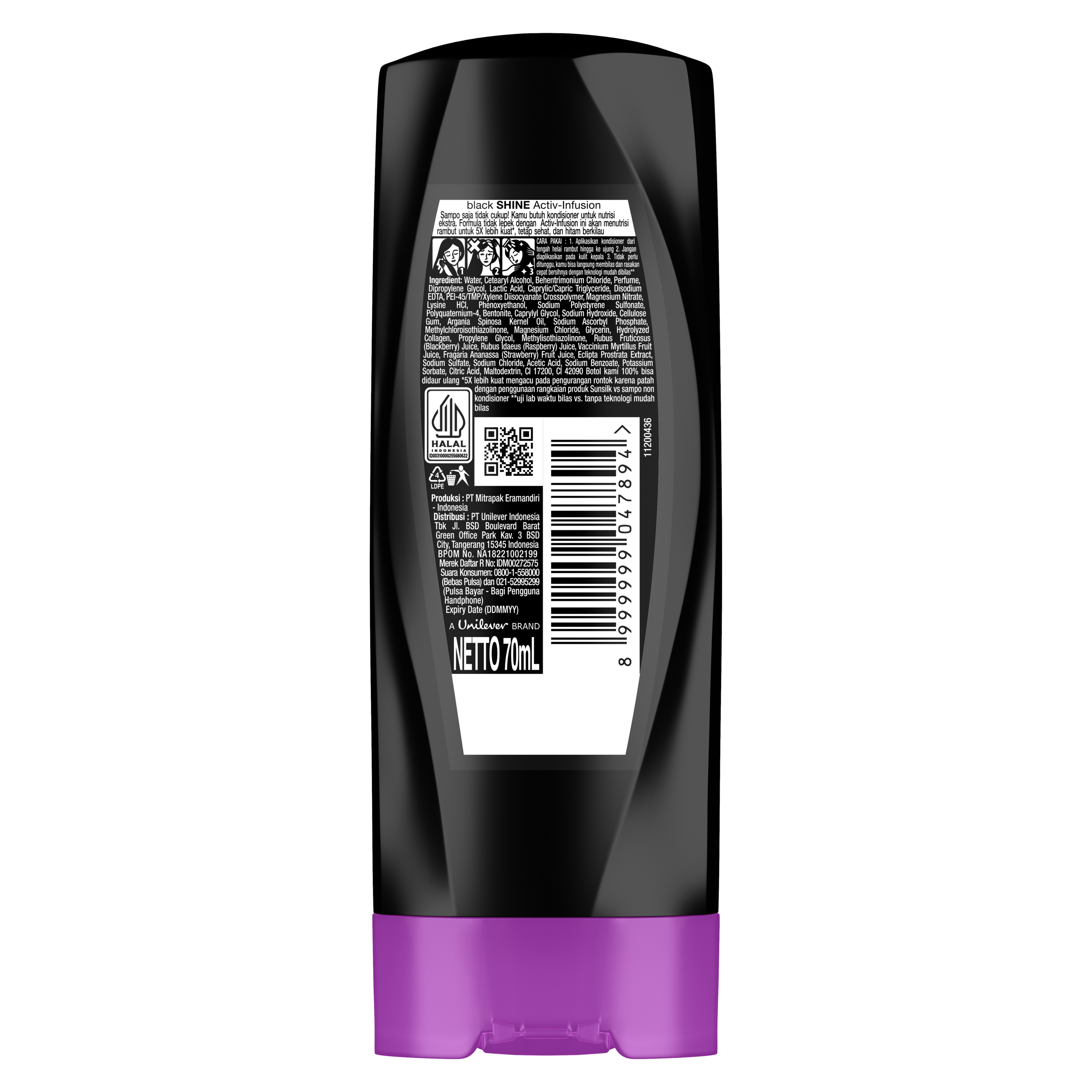 Sunsilk Black Shine Activ-Infusion Conditioner Smoothies