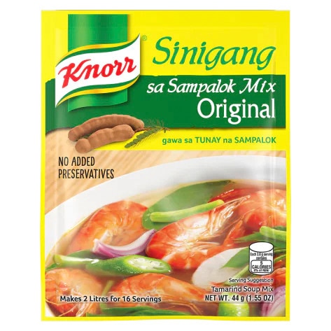 A packet of Knorr Sinigang sa Sampalok Mix Original