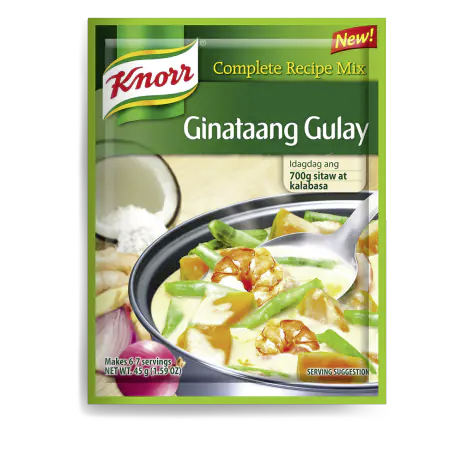 A pack of Knorr Ginataang Gulay Mix