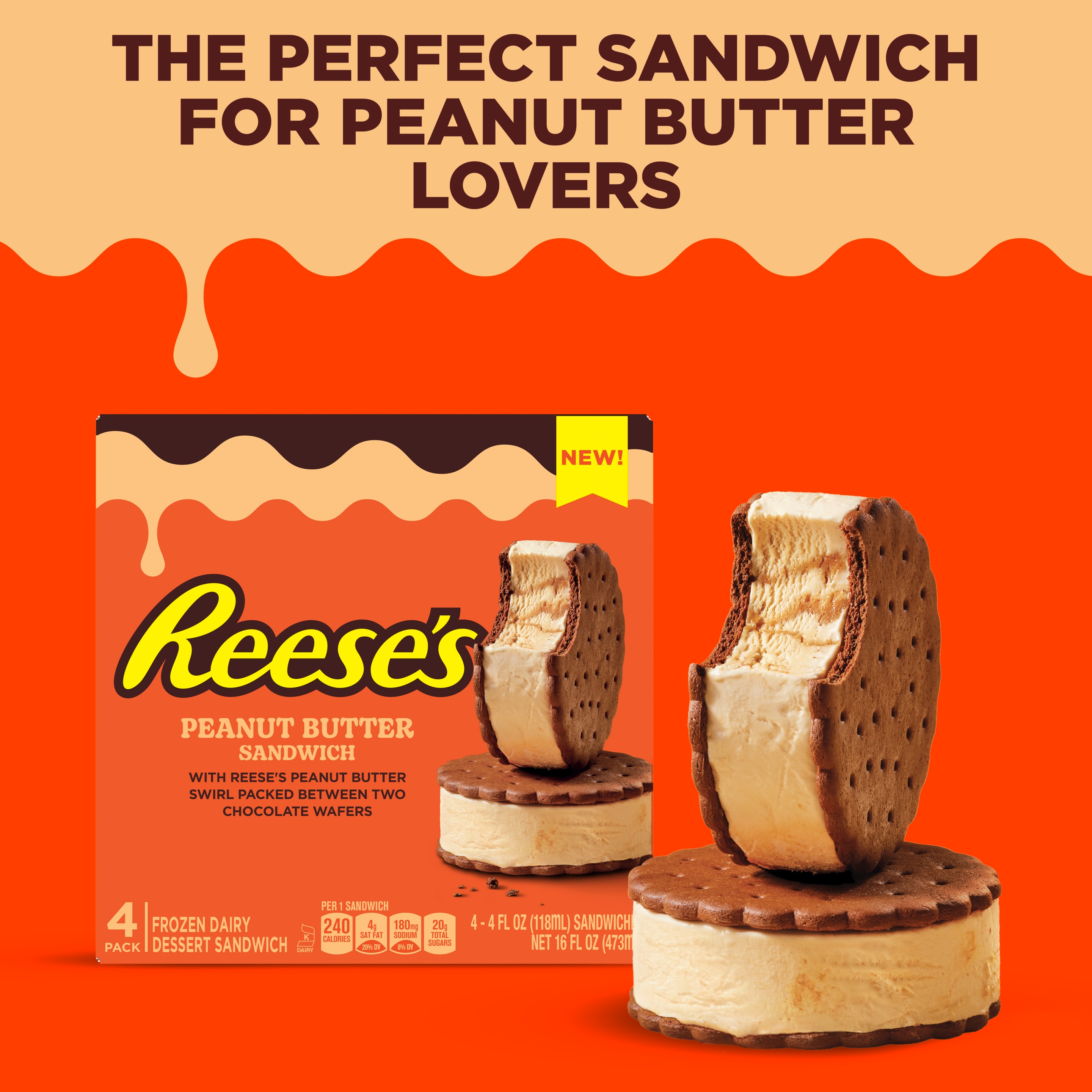 REESE'S Peanut Butter Sandwich