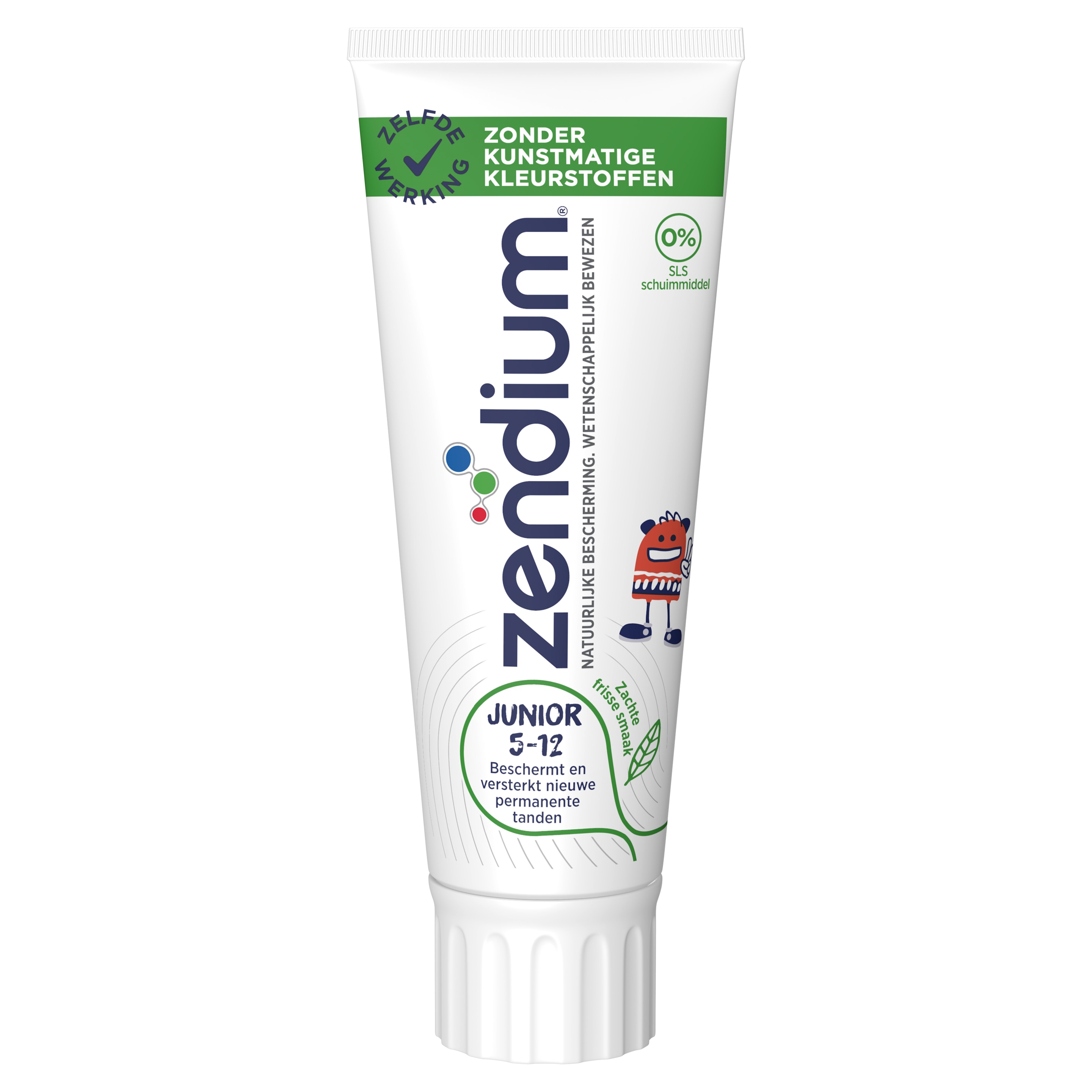 Zendium Junior Tandpasta 5-12 jaar 50 ml front packshot