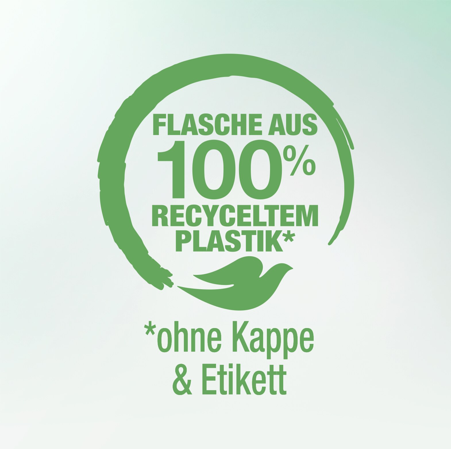 100 Prozent recyceltes Plastik