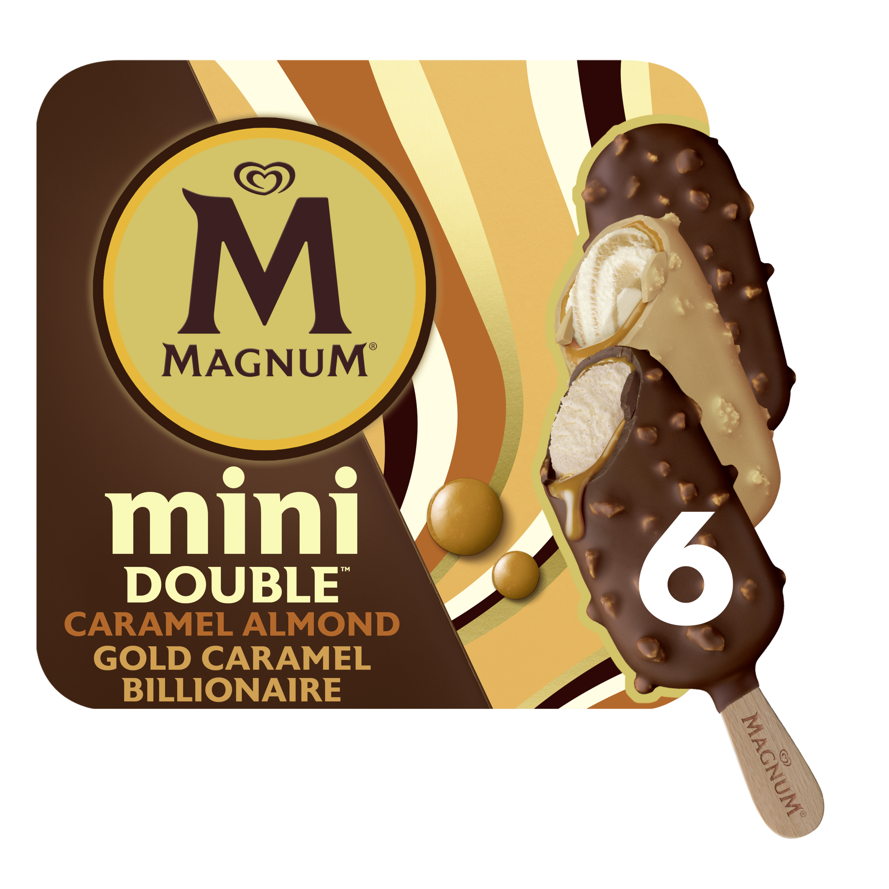 Magnum Mini Double Caramel Mix x6