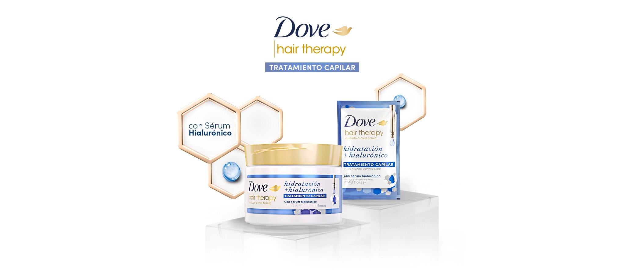 Nuevo Dove Hair Therapy Tratamiento Capilar