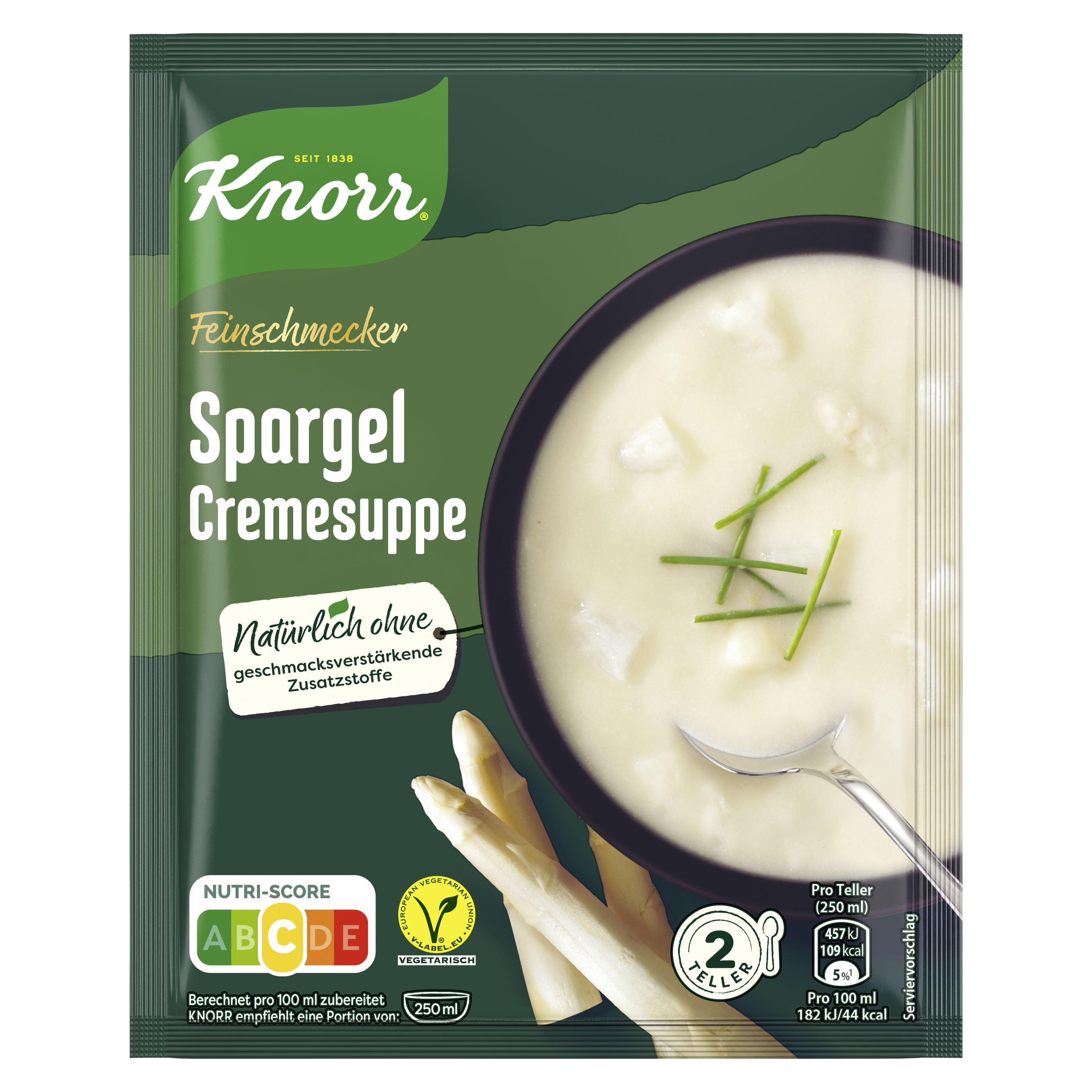 Knorr Feinschmecker Spargel Cremesuppe 500ml Beutel