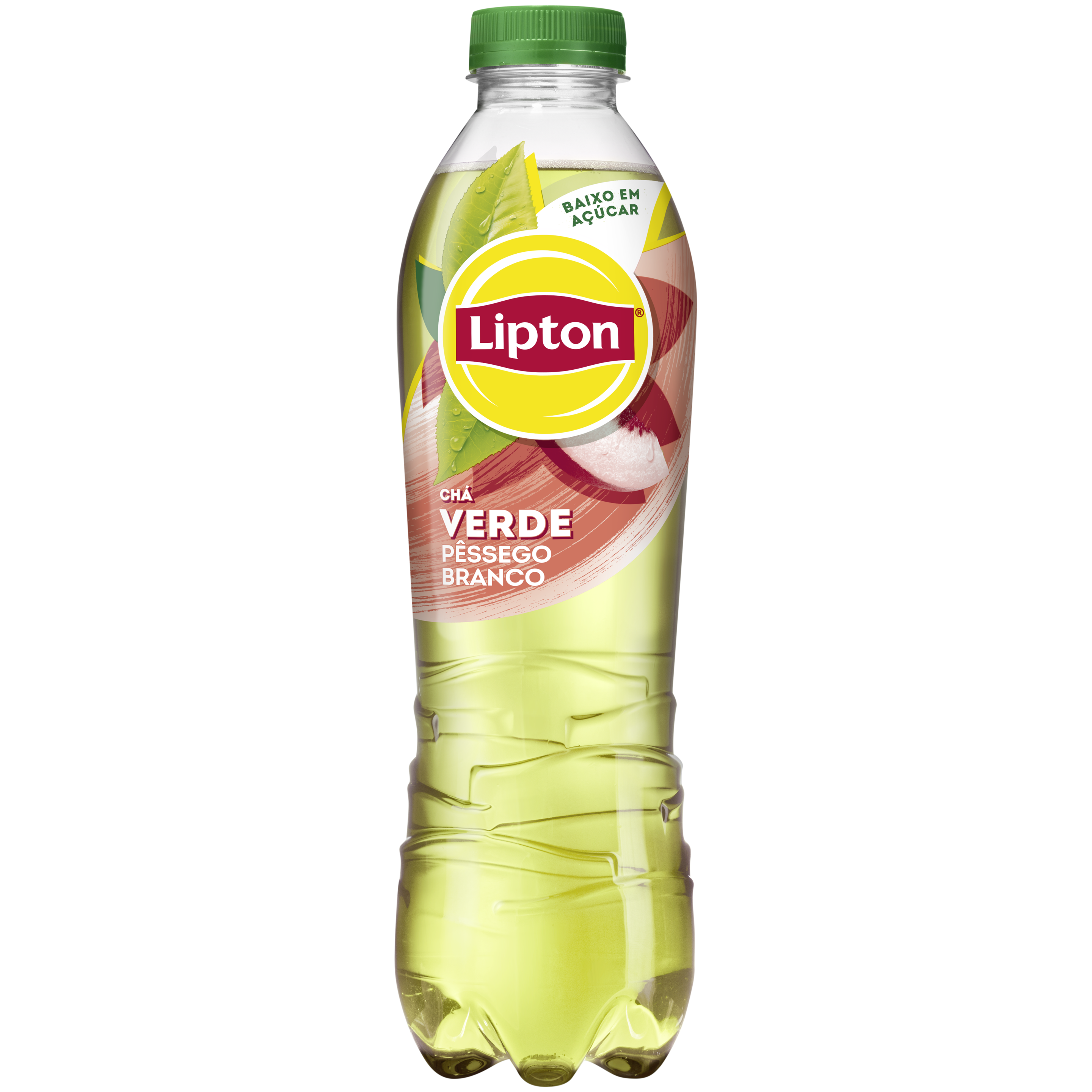 Lipton Chá Verde Pêssego Branco 1L packshot