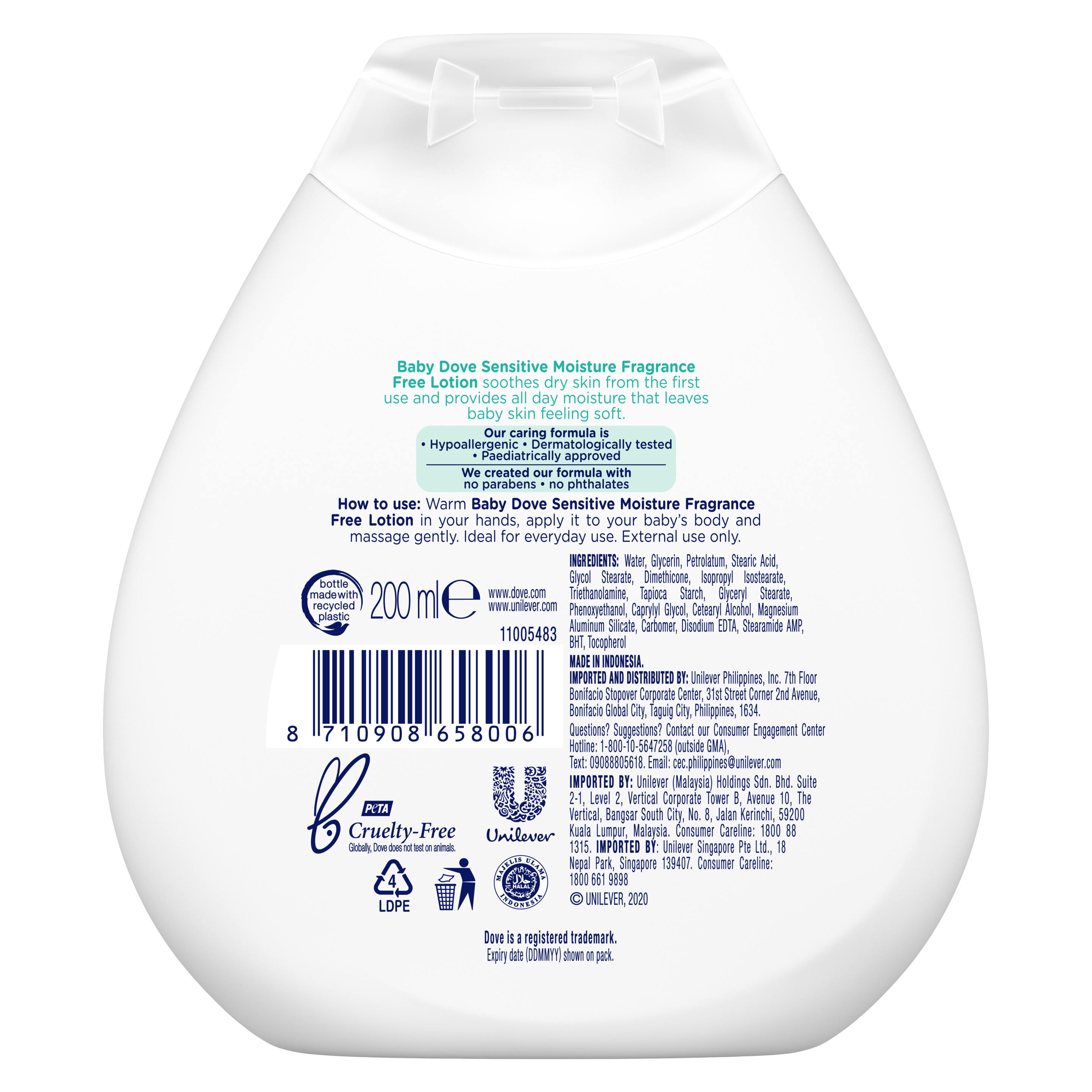 Baby Dove Sensitive Moisture Lotion
