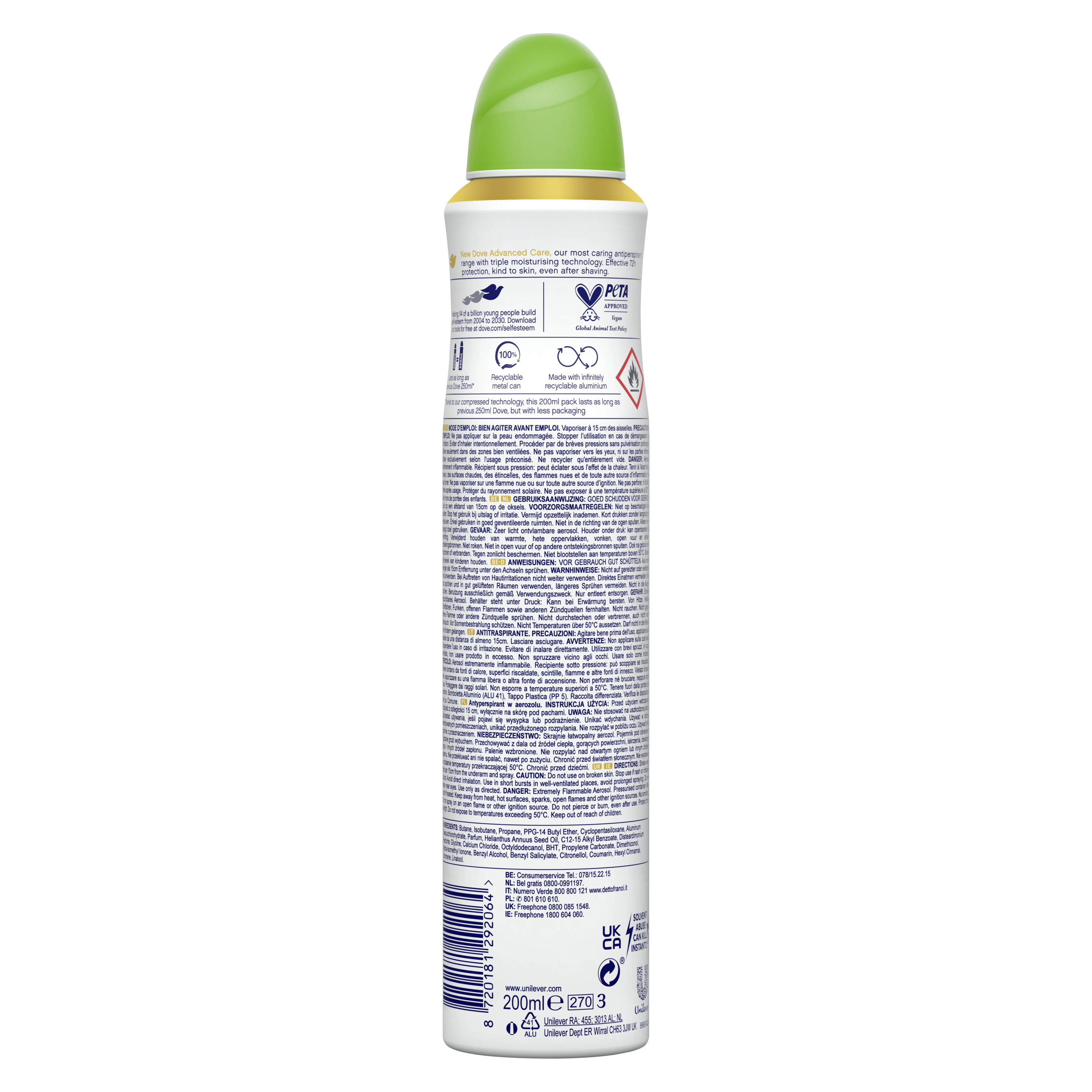 Advanced Care Go Fresh Cucumber & Green Tea Antiperspirant Deodorant Spray