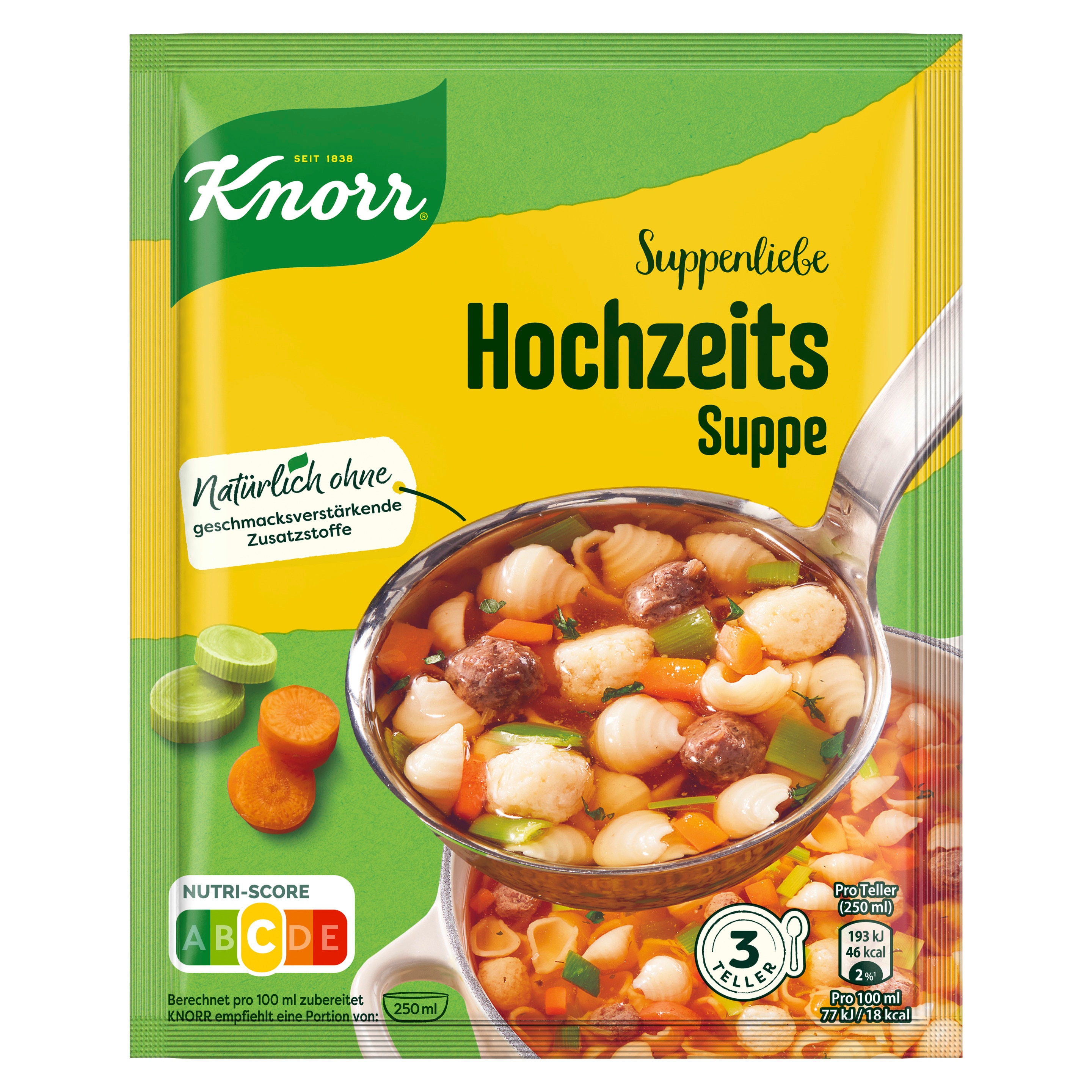 Knorr Suppenliebe Hochzeitssuppe 750 ml Beutel | Knorr