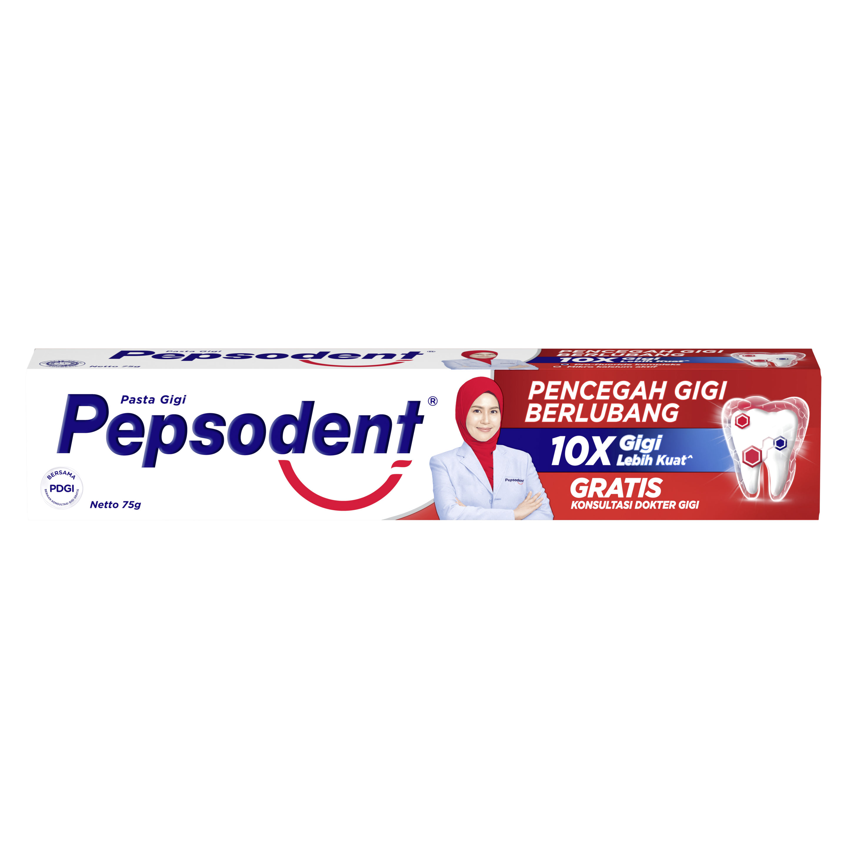Pasta Gigi Pepsodent Pencegah Gigi Berlubang 75G