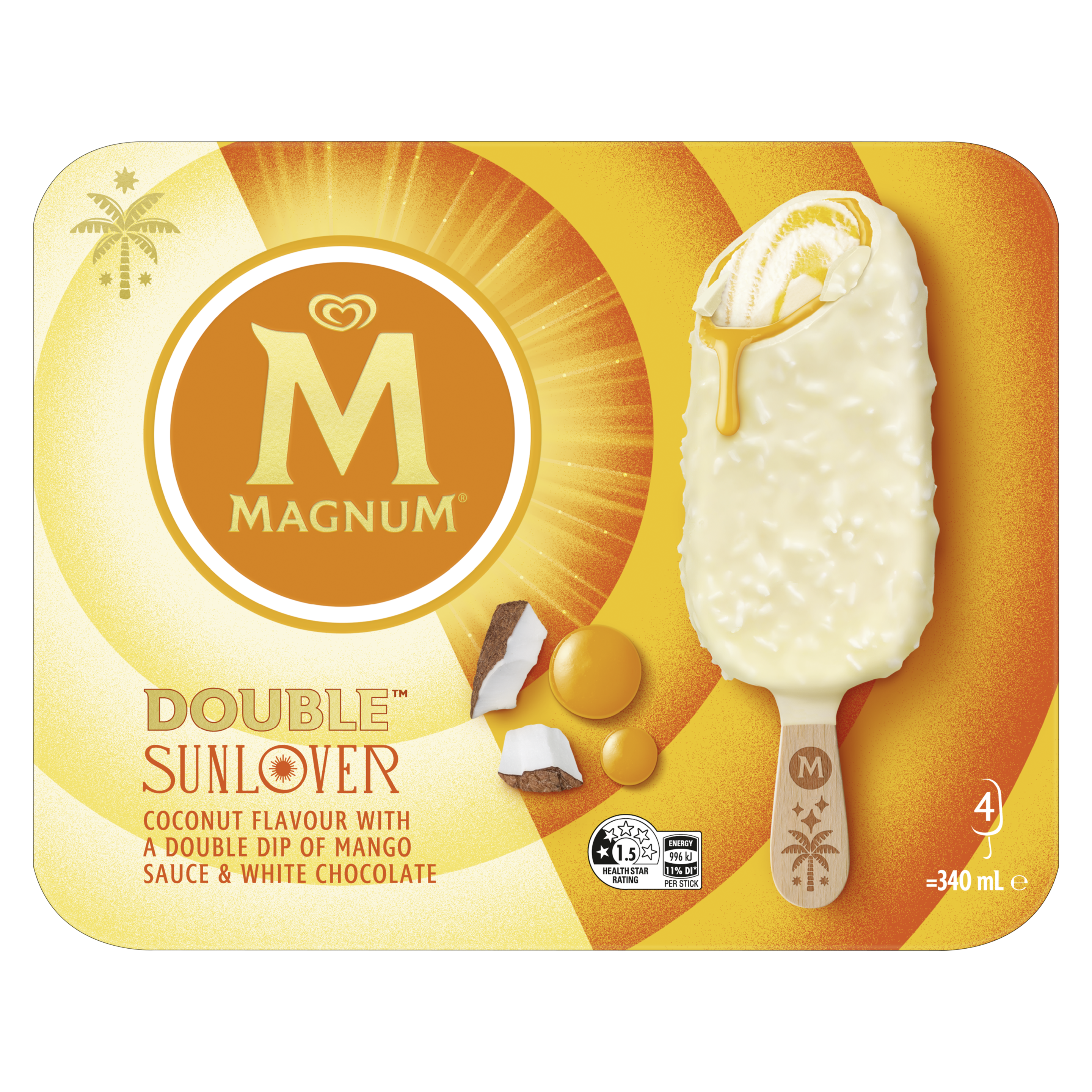 Magnum Double Sunlover Multipack