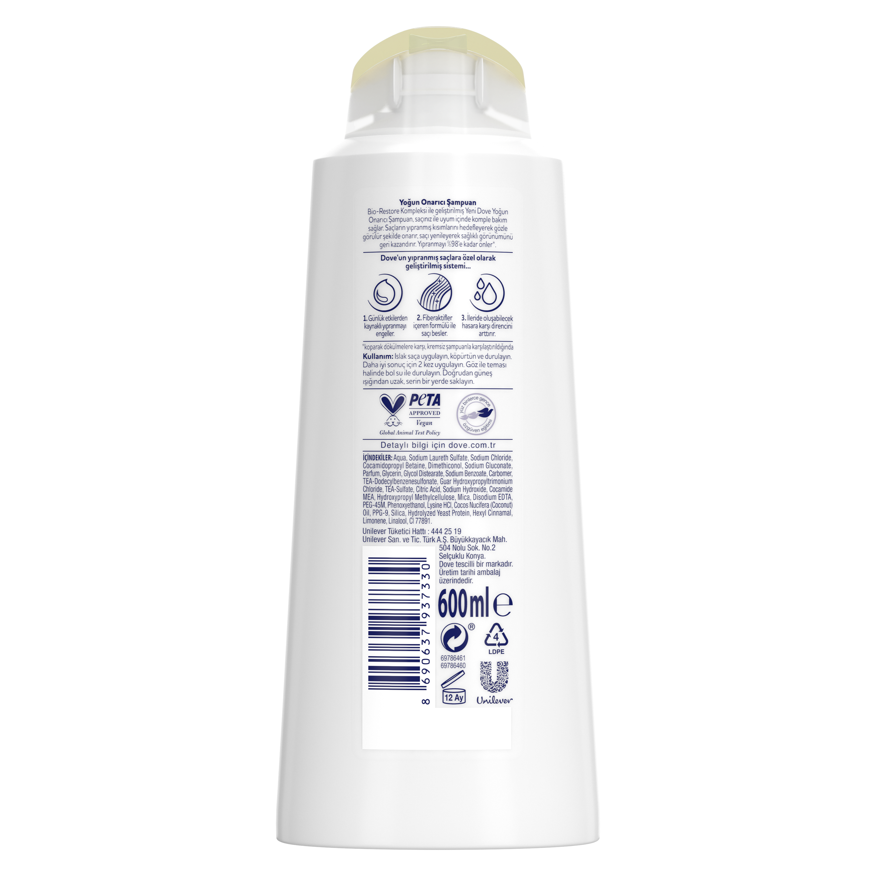 Dove Ultra Care Yoğun Onarıcı Saç Bakım Şampuanı