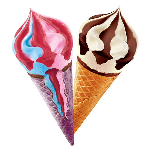 Cono de helado Klondike Unicorn Dreamin’ & Vanilla Chill’in packshot