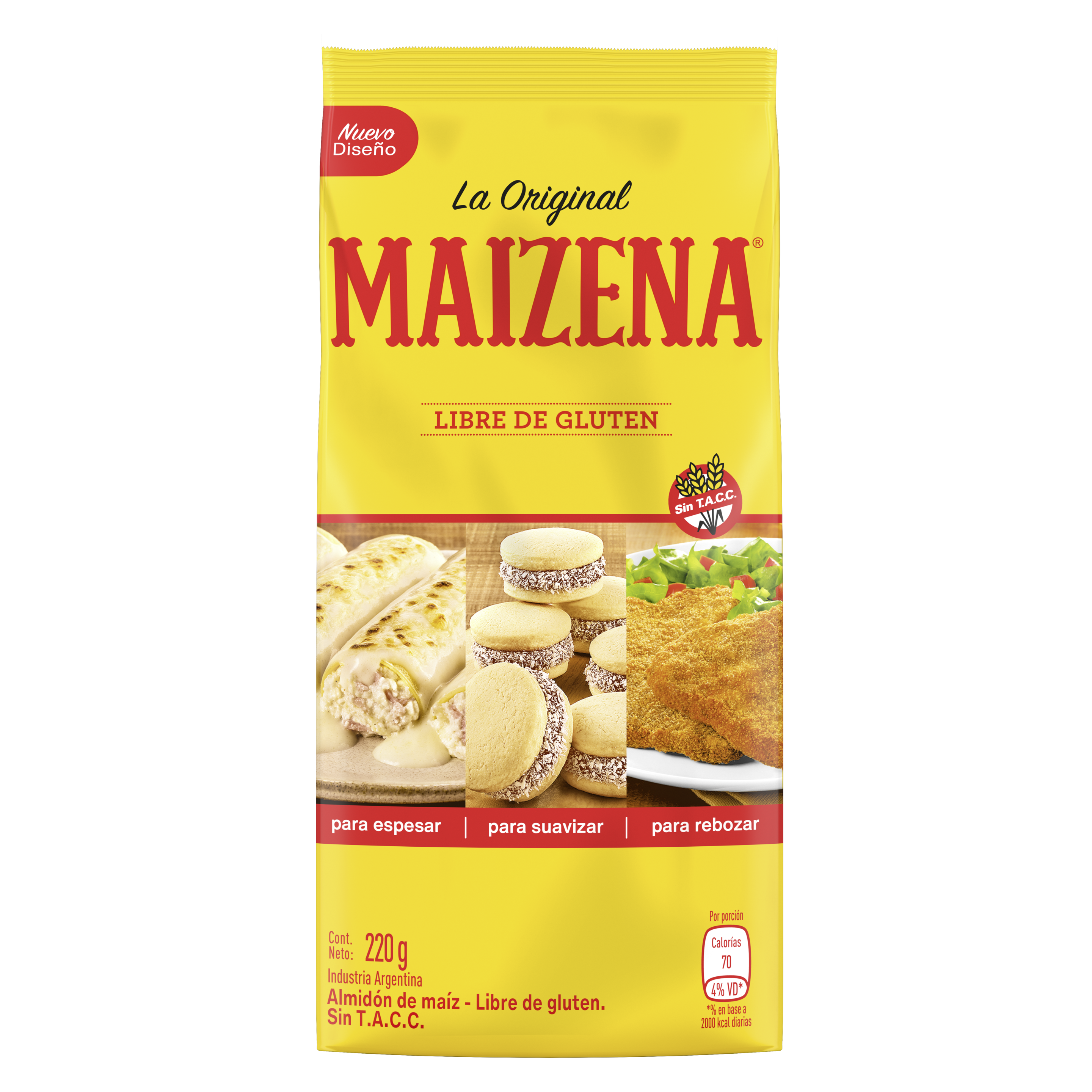 Premezcla de bizcochuelo sabor Chocolate sin TACC - Maizena