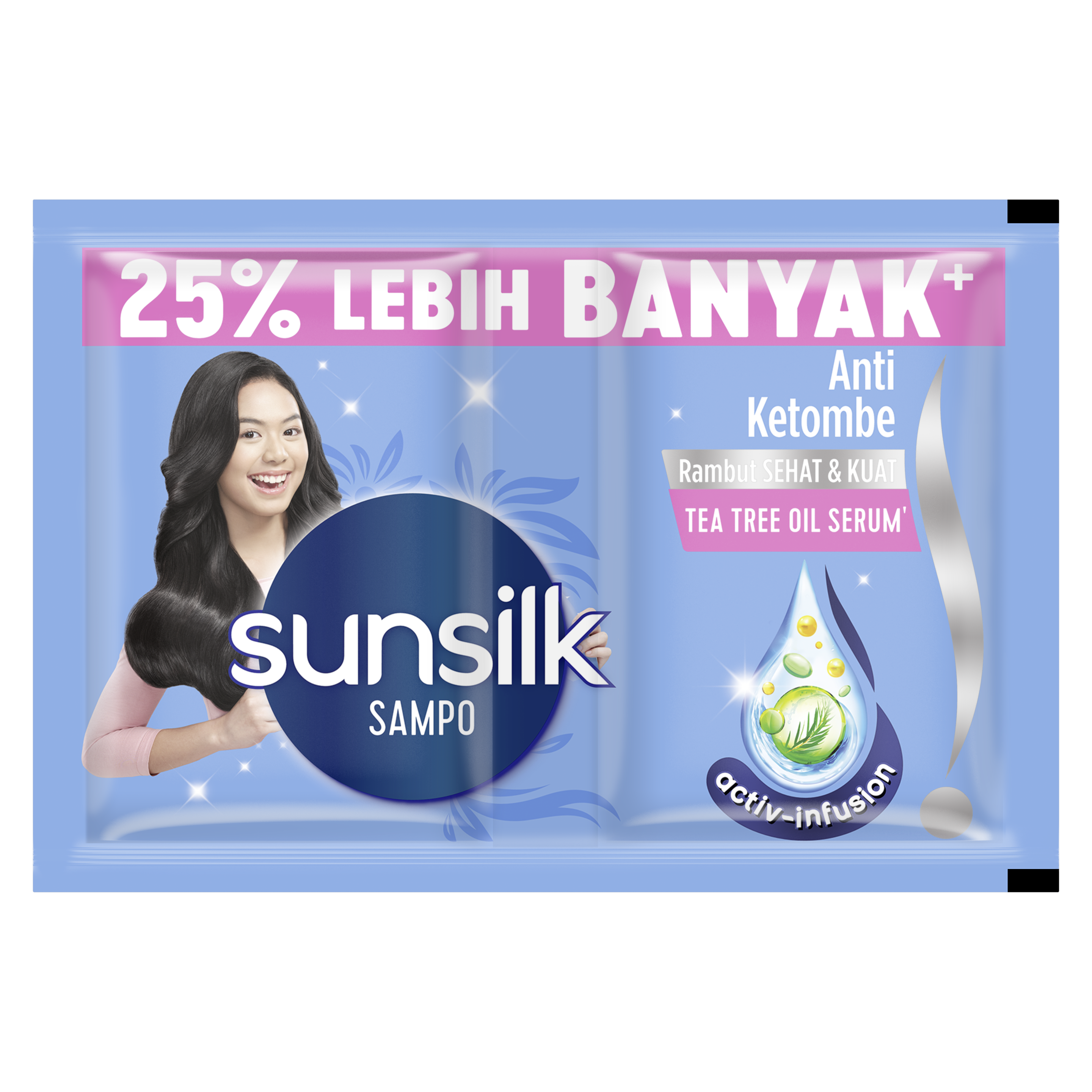 Sunsilk Anti Ketombe Sehat Kuat Shampoo Sachet 10 mL