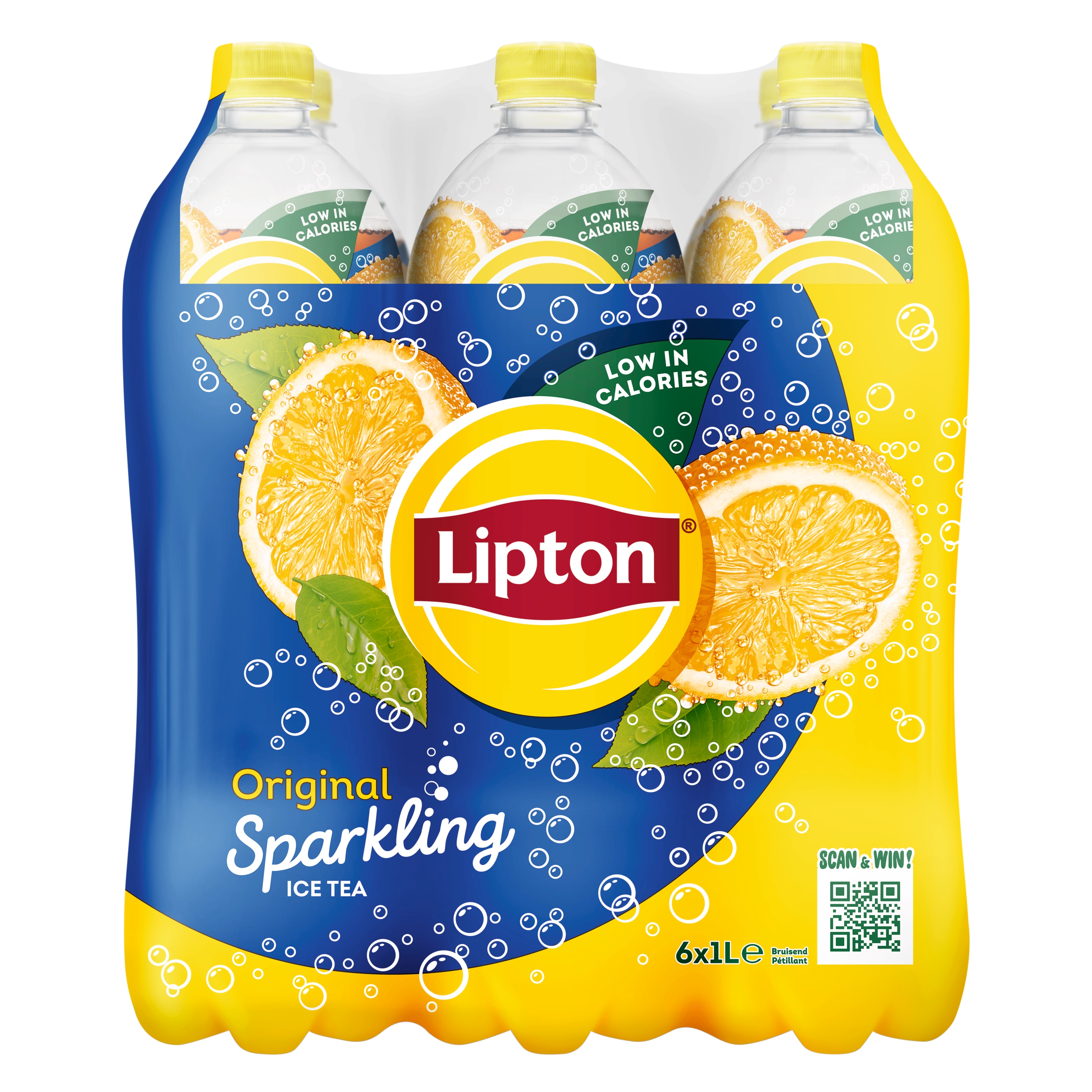 Lipton Ice Tea Sparkling Original 6x1L