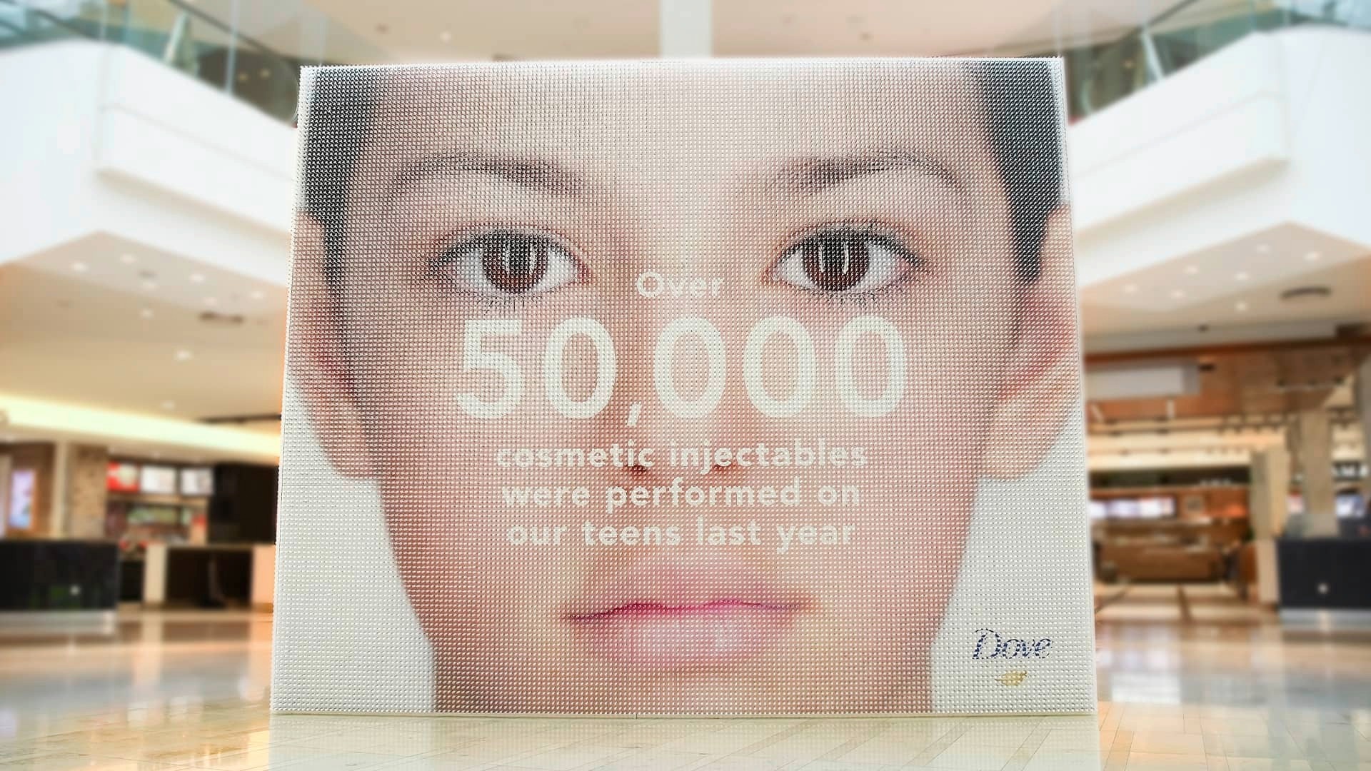 The Injectable Billboard | Dove Self-Esteem Project