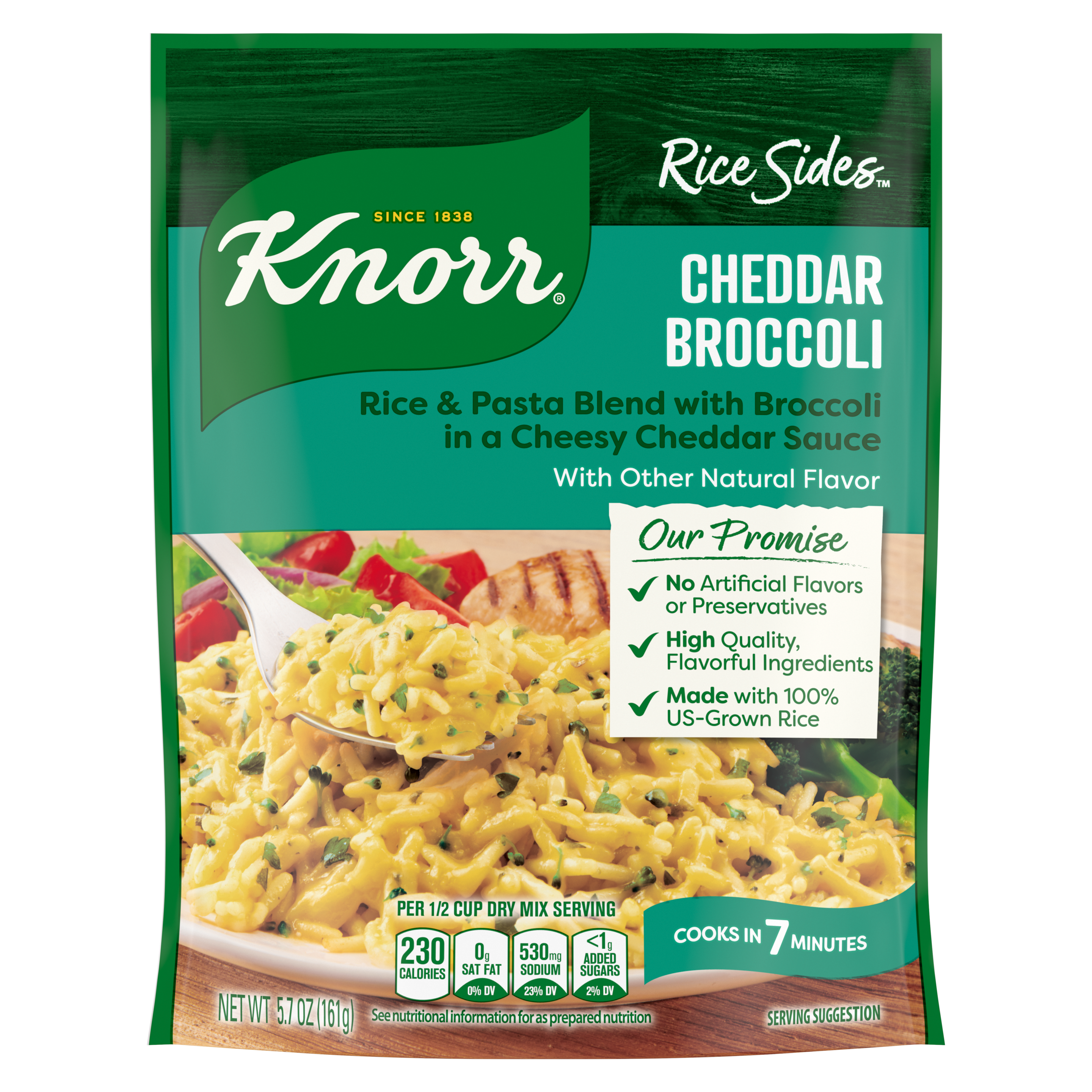 Rice Sides Cheddar Broccoli