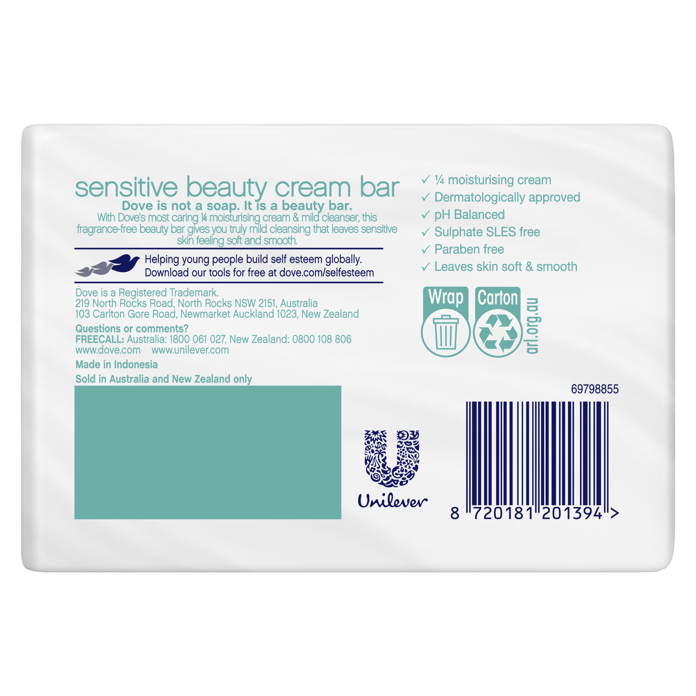 Sensitive Beauty Cream 2 Bars