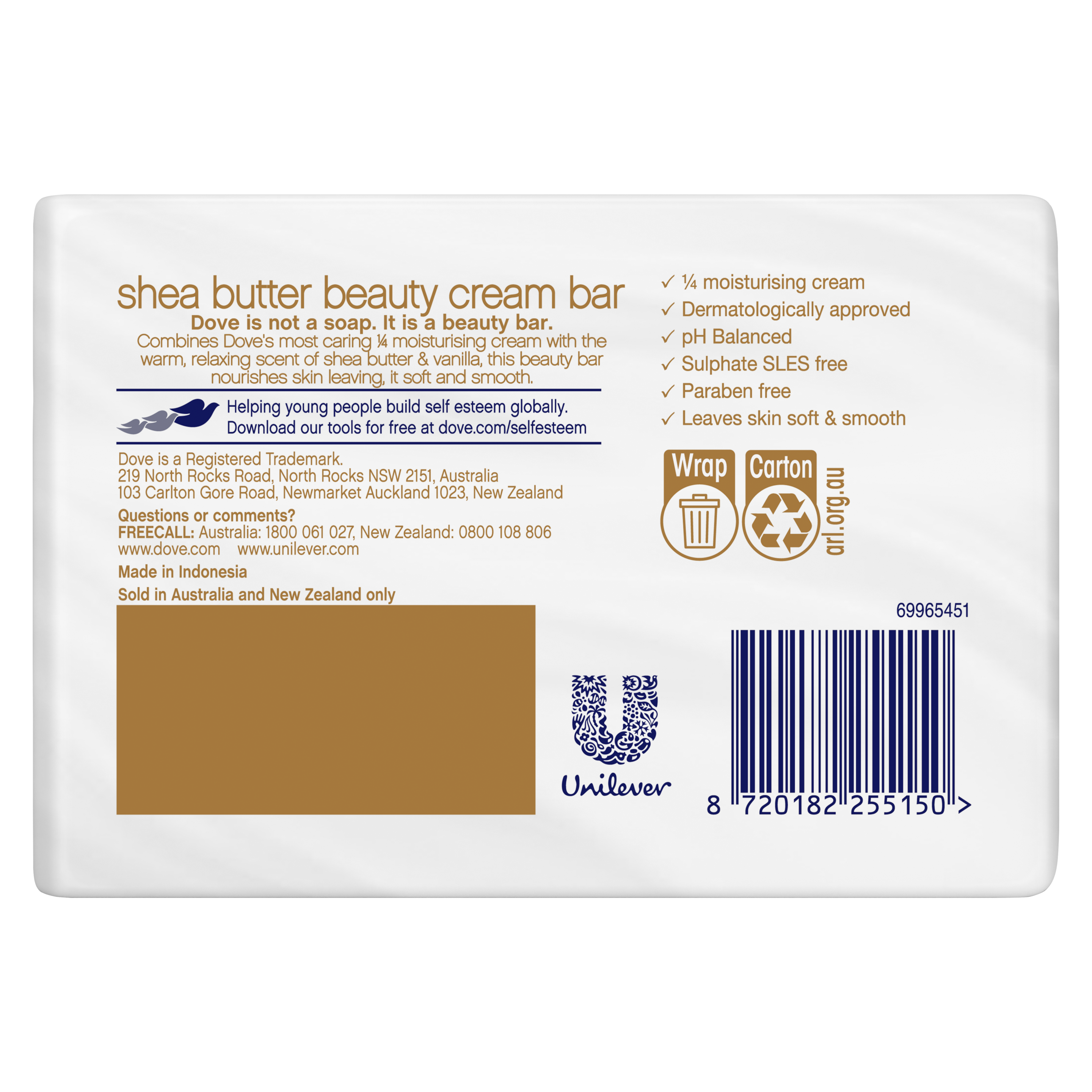 Shea Butter Beauty Cream Bar