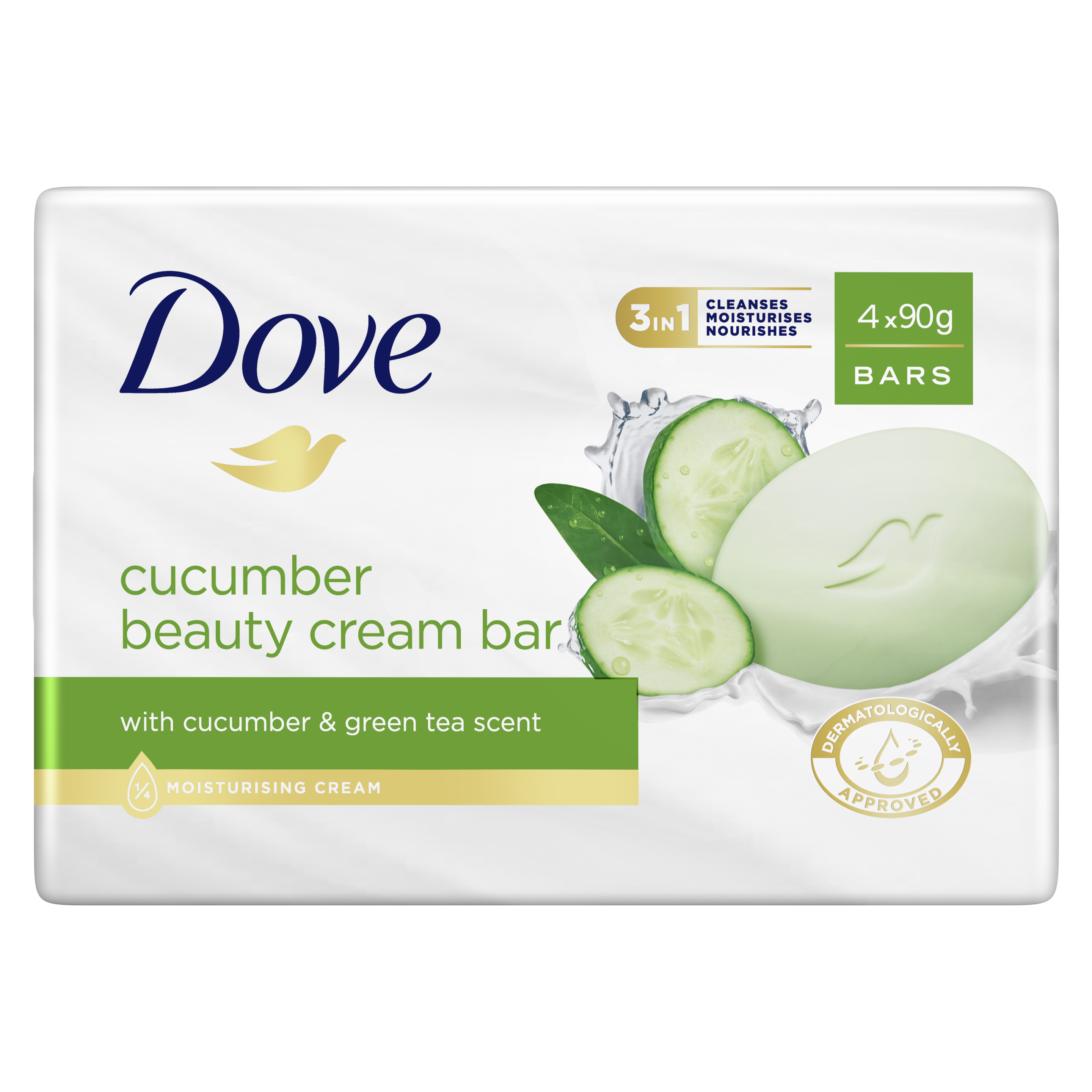 Dove Go Fresh Touch Beauty Cream Bar 4x90g