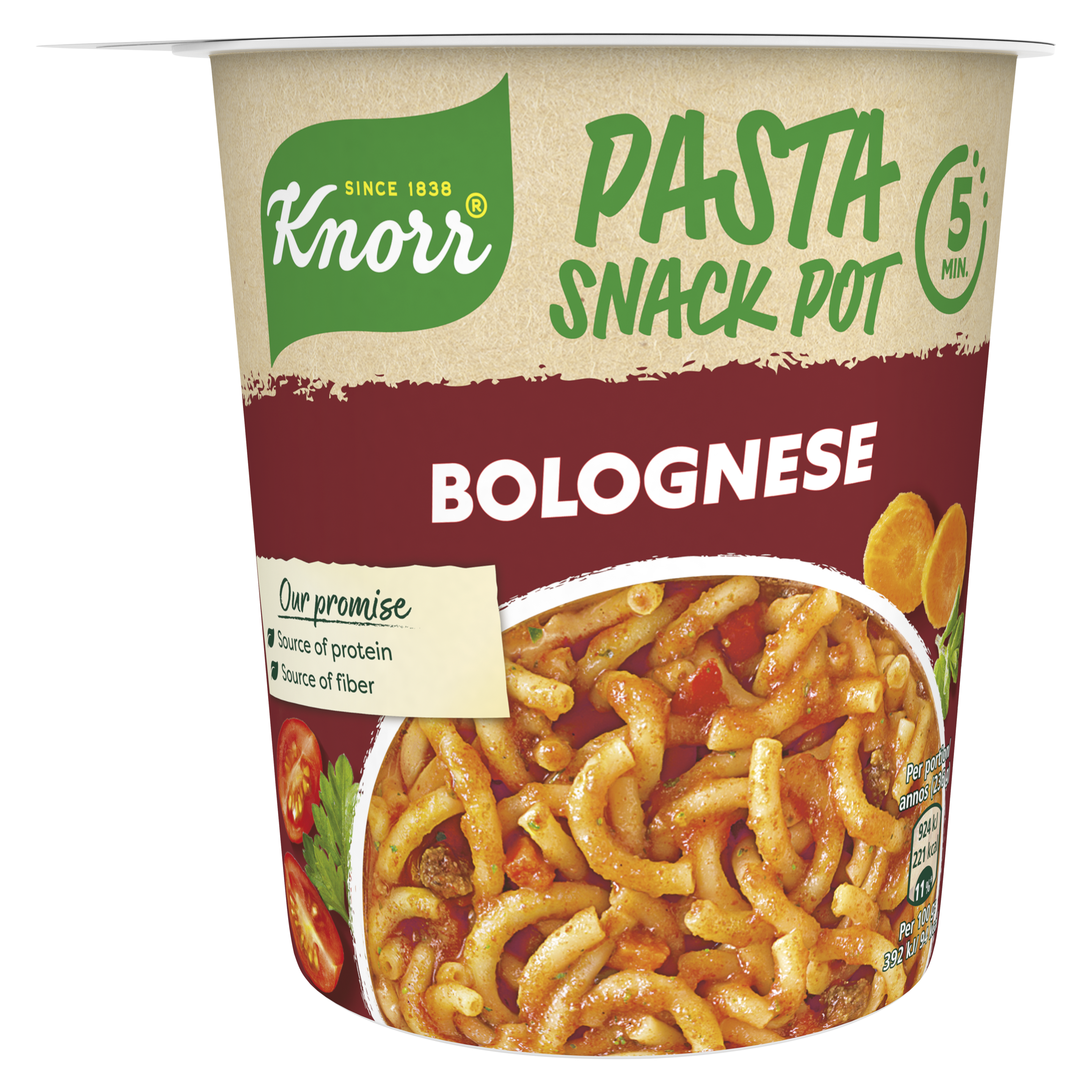 Snack Pot Spaghetti Bolognese