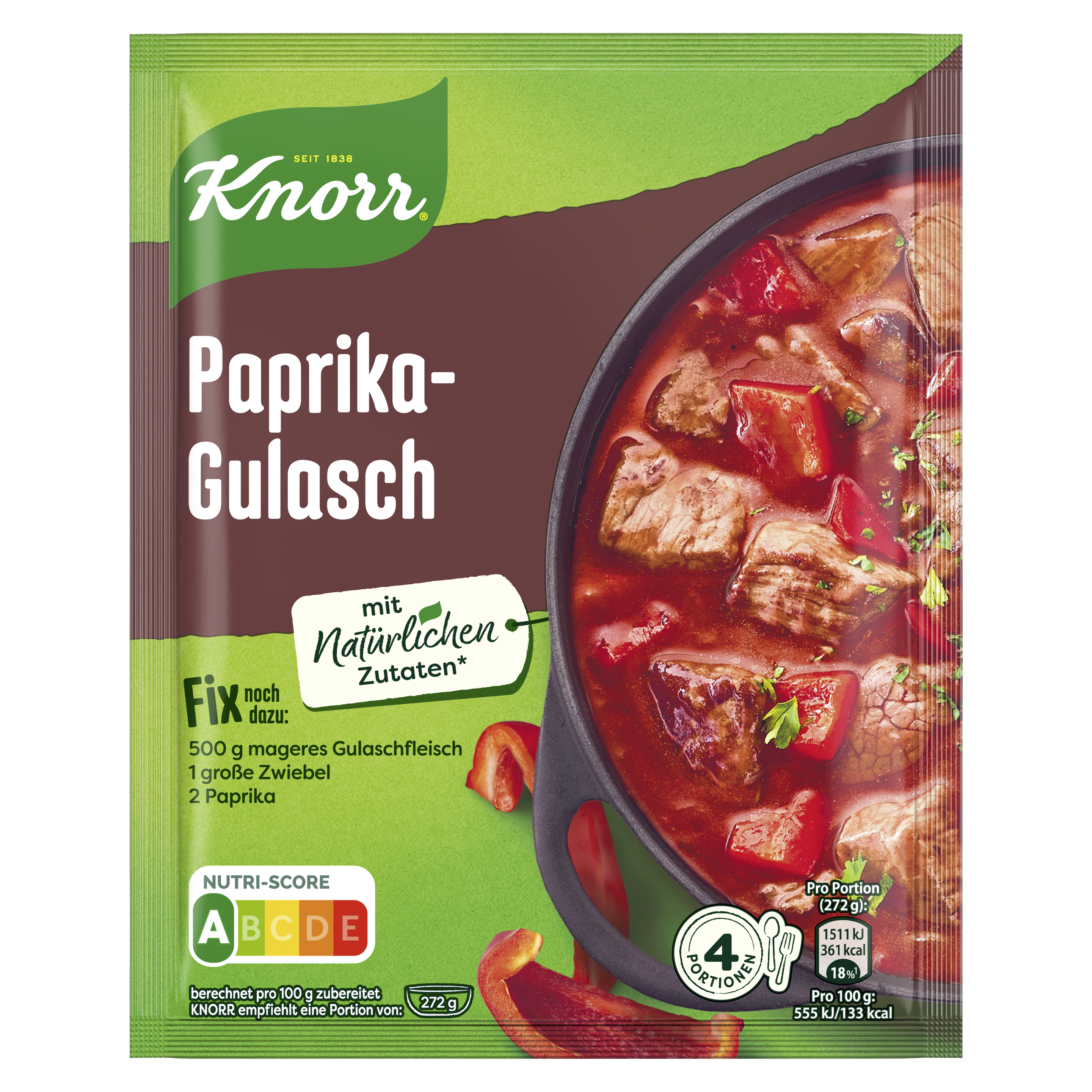 Knorr Fix Paprika-Gulasch 48 g