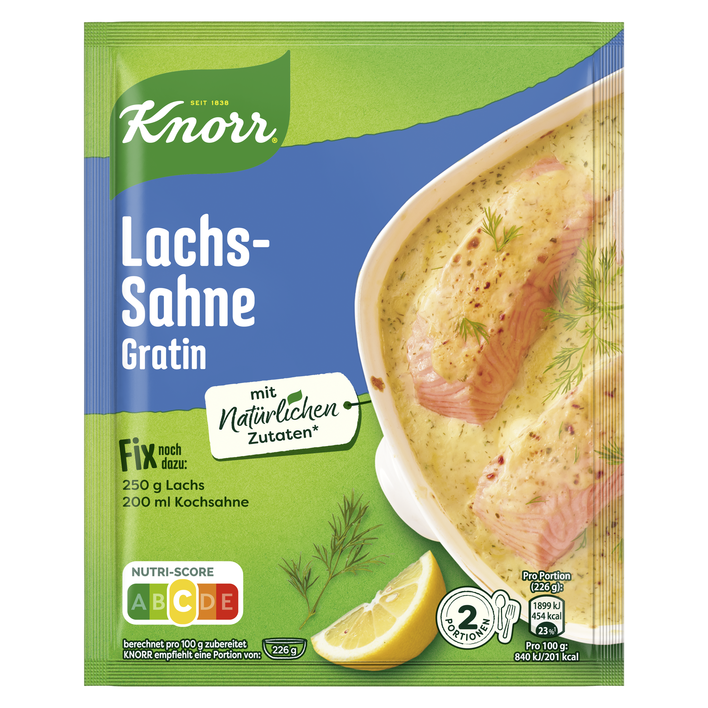 Knorr Fix Lachs-Sahne Gratin 28 g