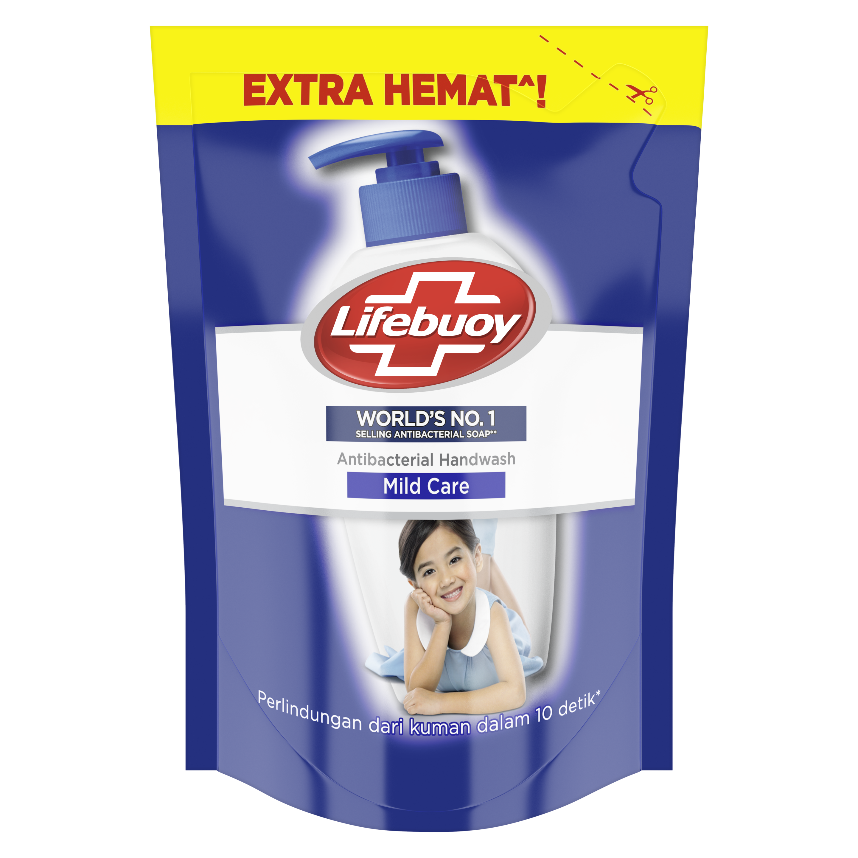 Lifebuoy  SABUN CUCI TANGAN HAND WASH MILD CARE ANTISEPTIK 180ML packshot