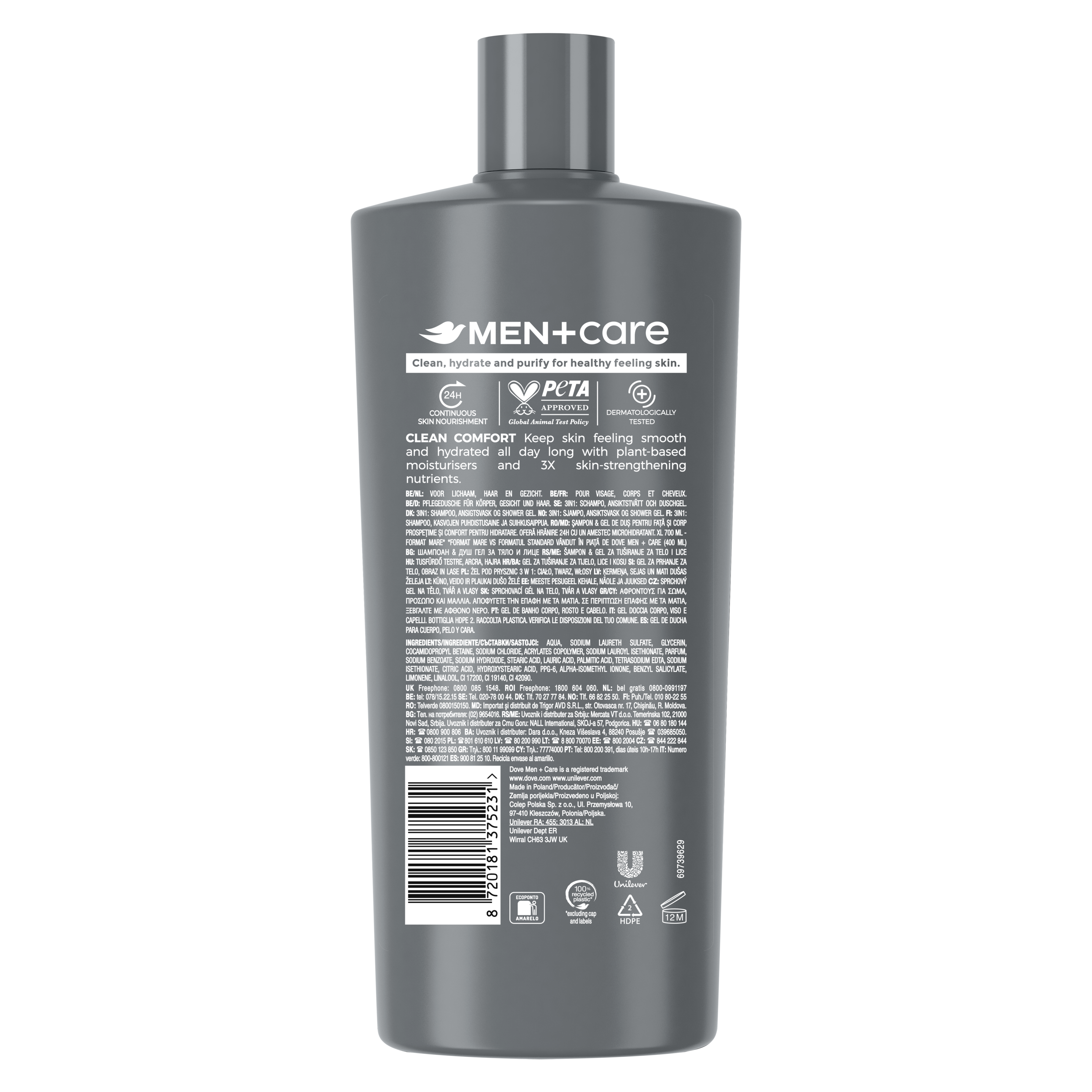 Sprchový gel pro muže Clean Comfort