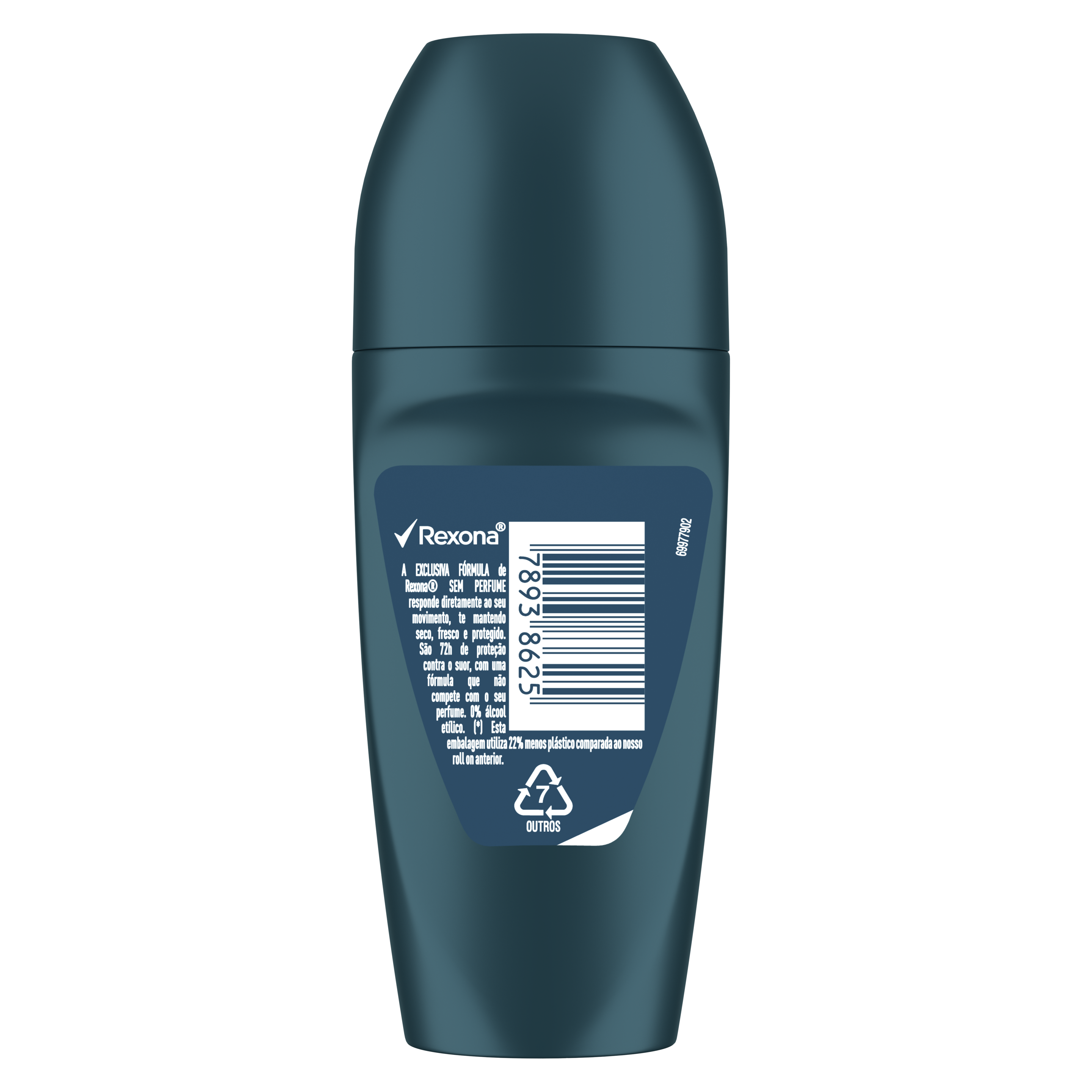 Antitranspirante Rexona Men Rollon Sem Perfume 50ml