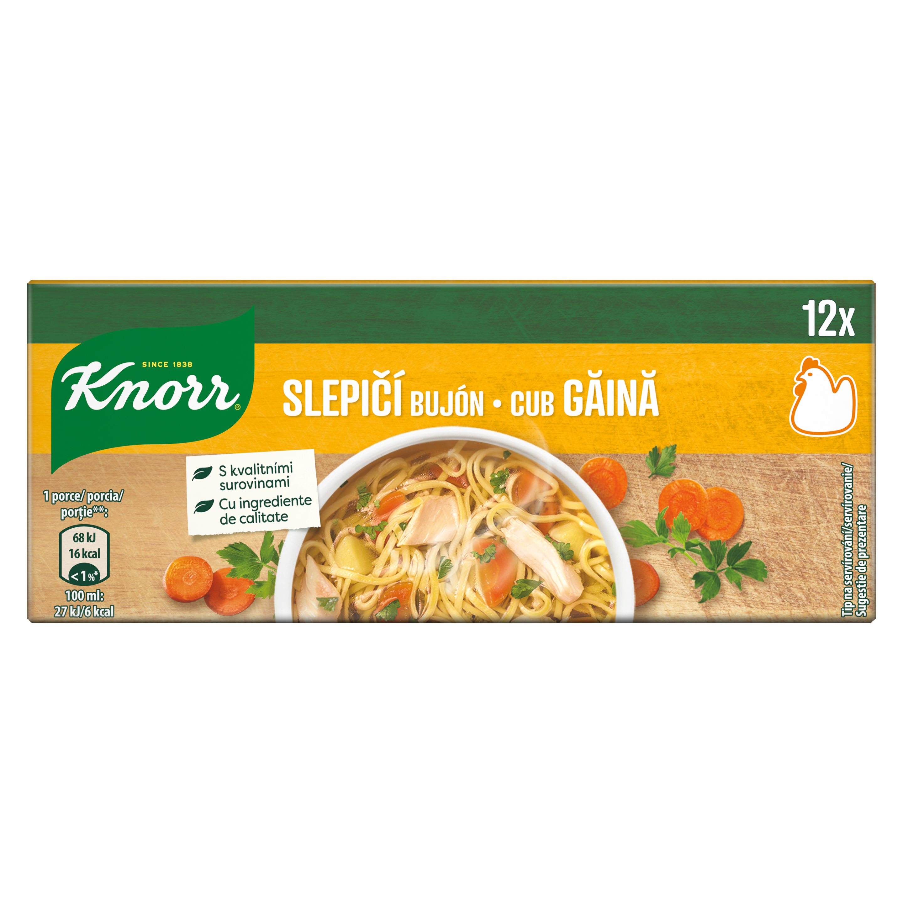 Knorr cub gaina 12buc