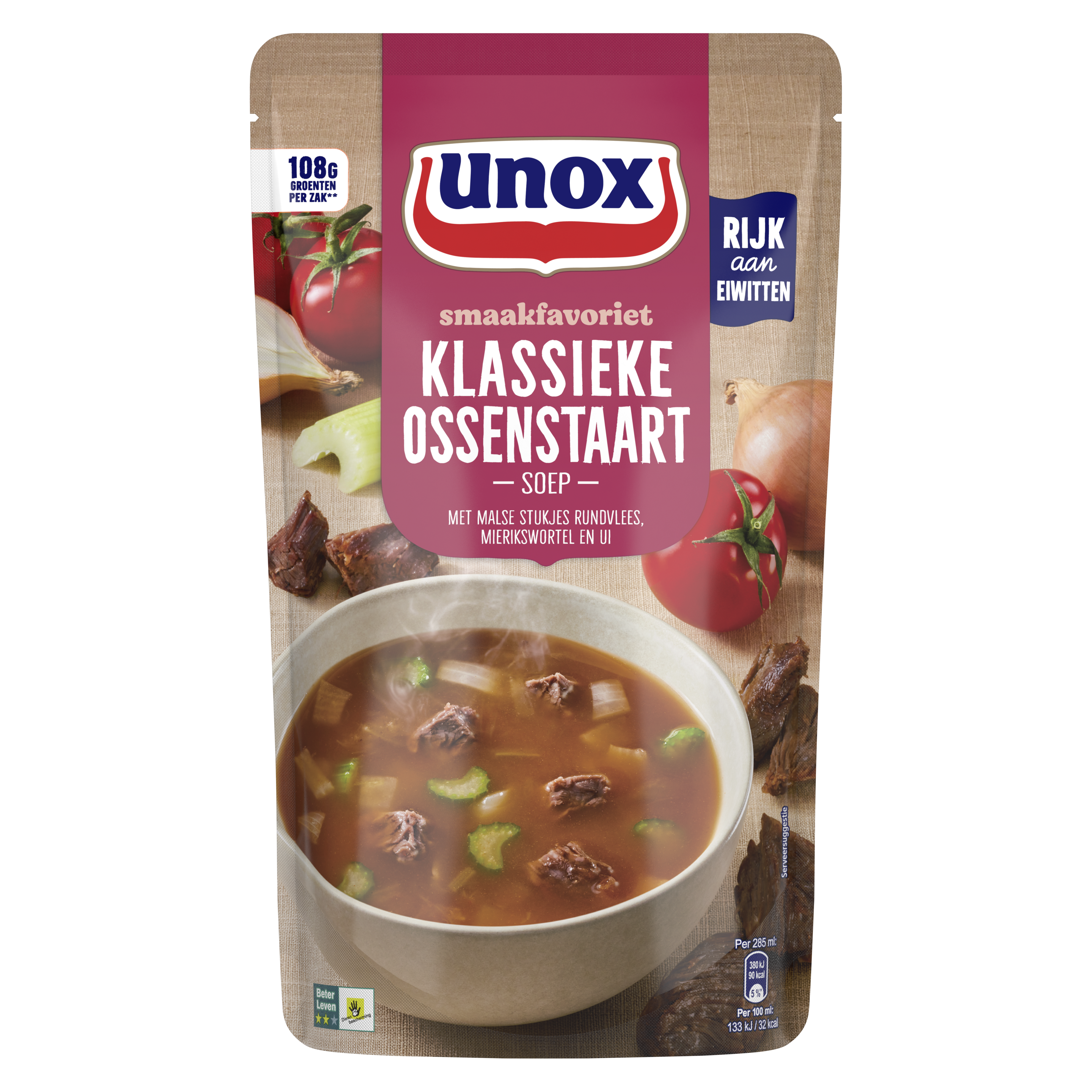 Unox  Soep In Zak Ossenstaartsoep 570 ml