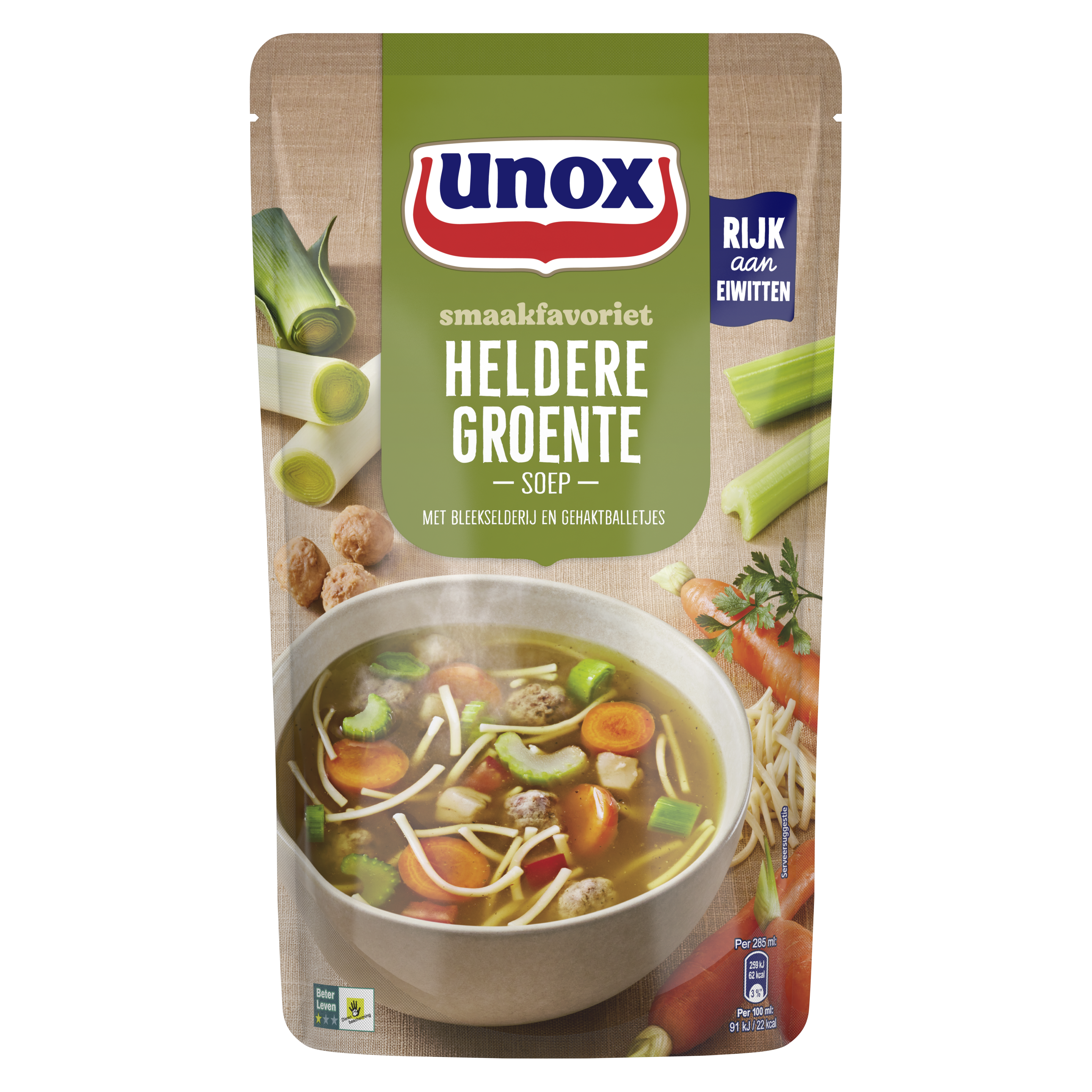 Unox  Soep In Zak Groentesoep 570 ml