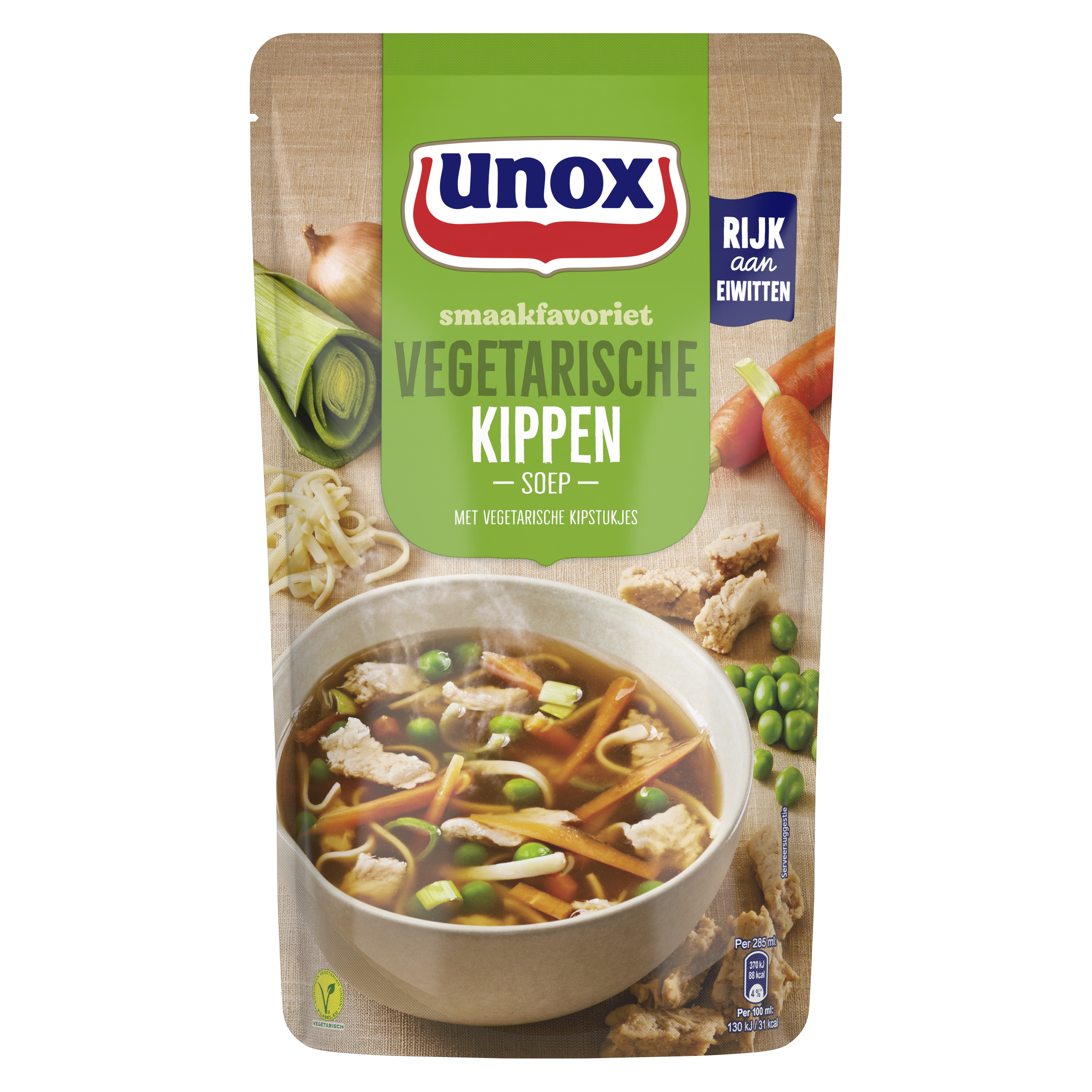 Unox Soep in Zak Vegetarische Kippensoep 570 ml